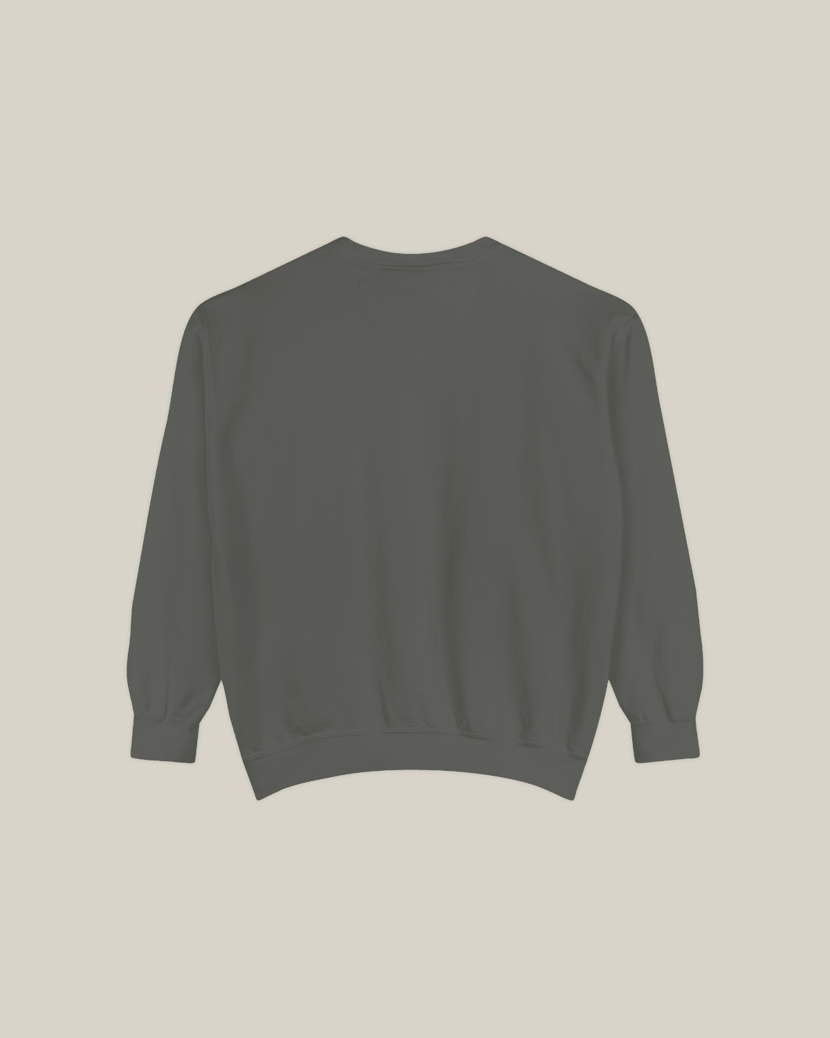 Taily Diner Burger Time sweatshirt in pepper color, showcasing the back design of the vintage-inspired garment.