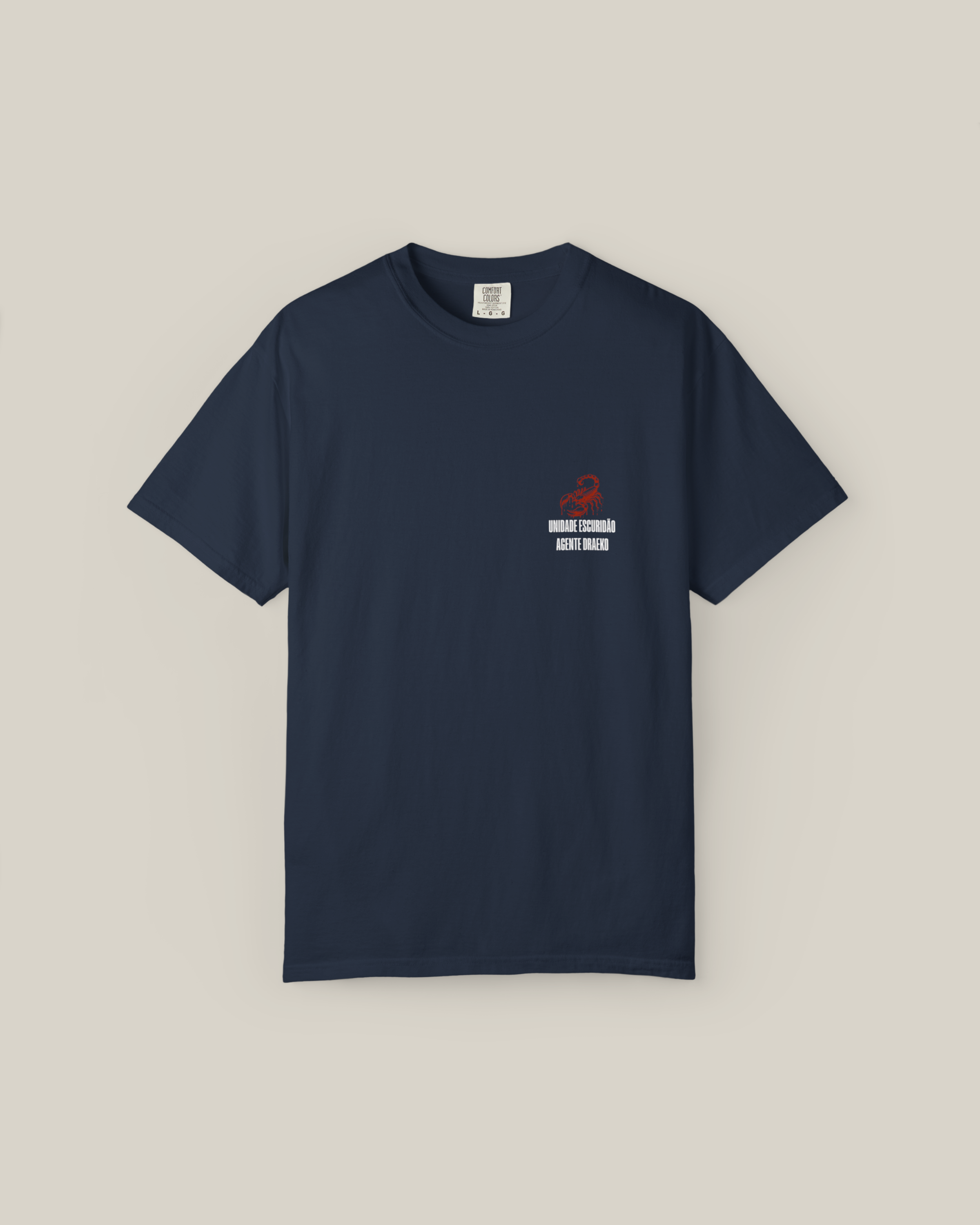 Taily Scorpion Streetwear Graphic T-Shirt – Navy