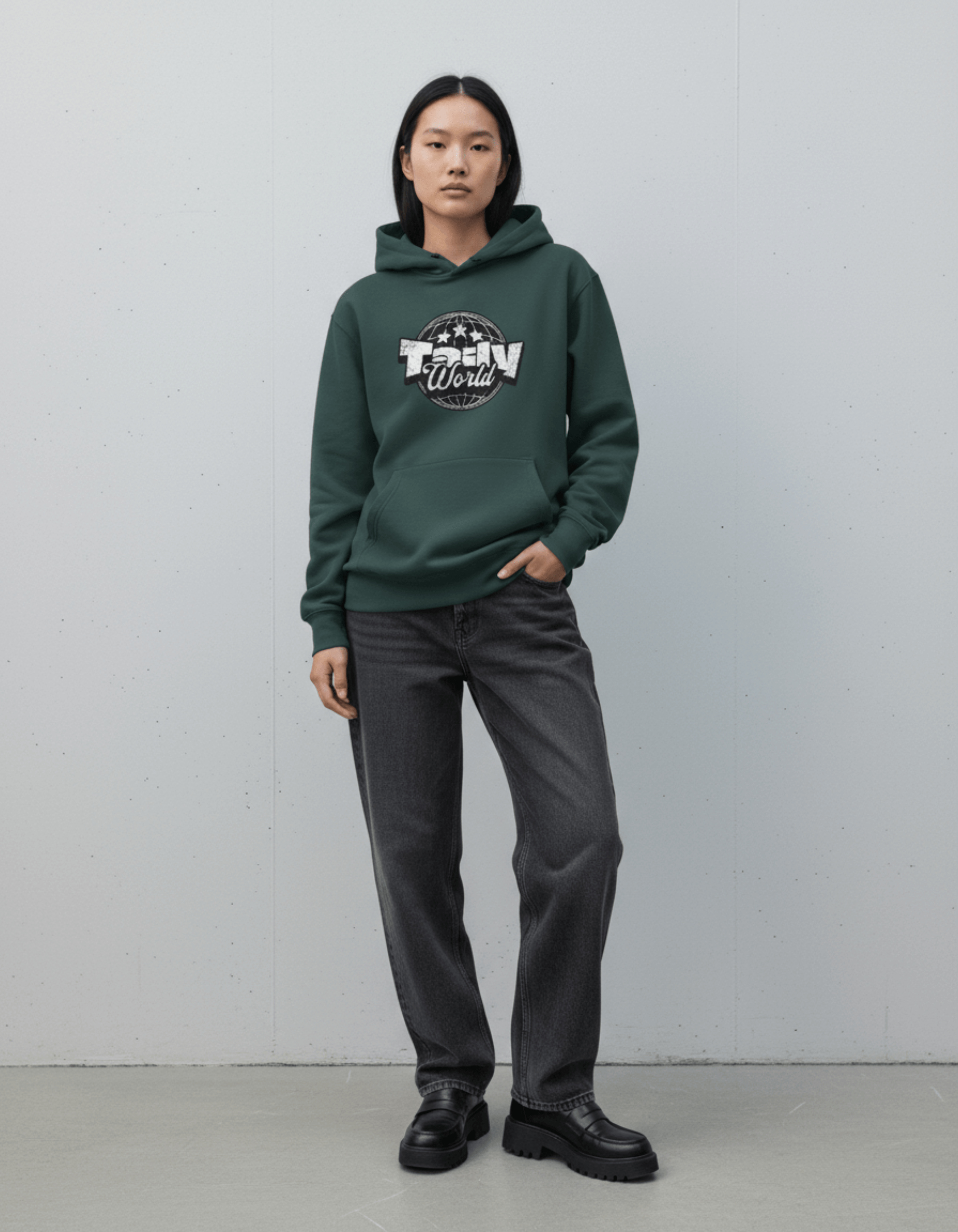 Taily World Graphic Hoodie – Sports Green | Taily Apparel