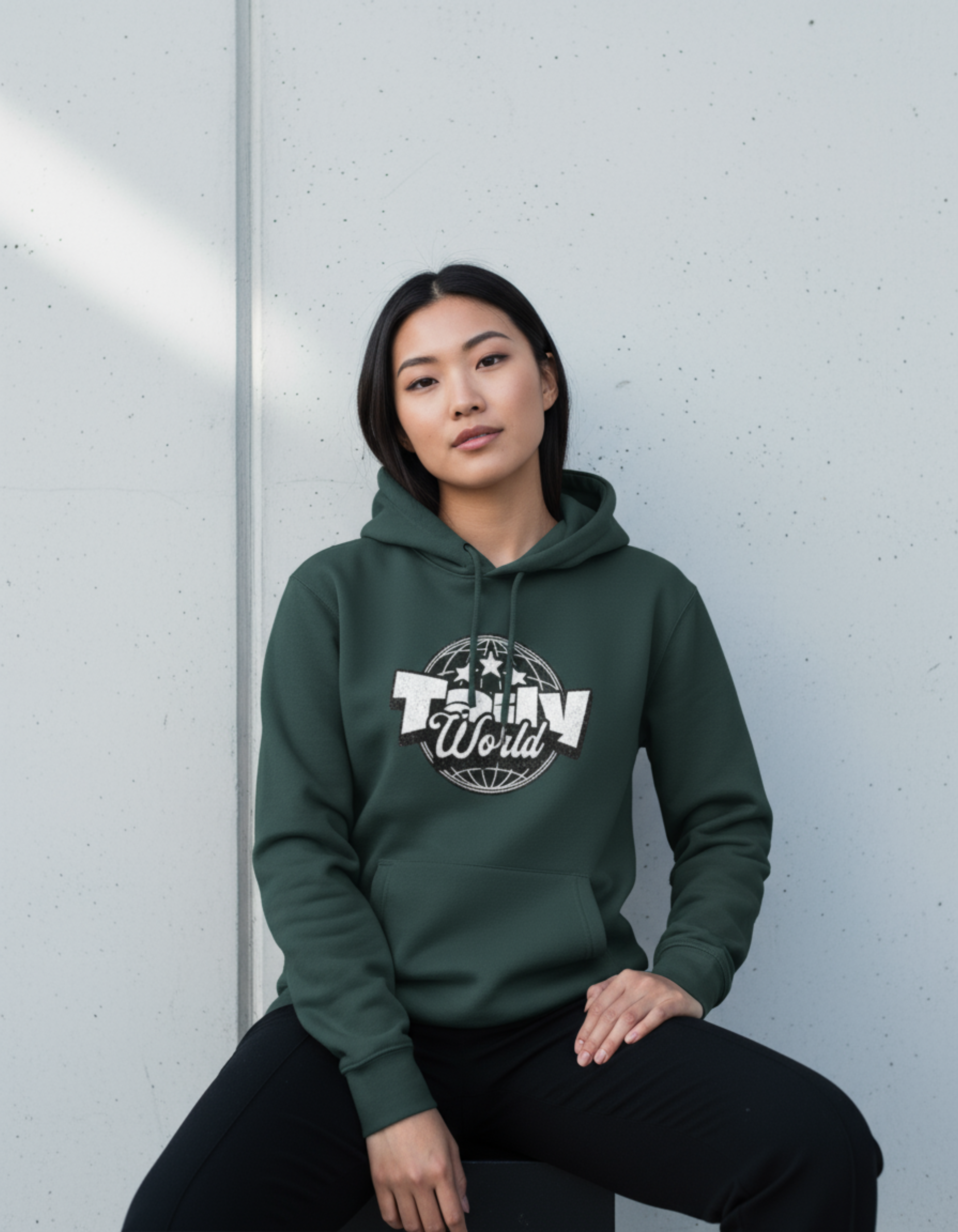 Taily World Graphic Hoodie – Sports Green | Taily Apparel