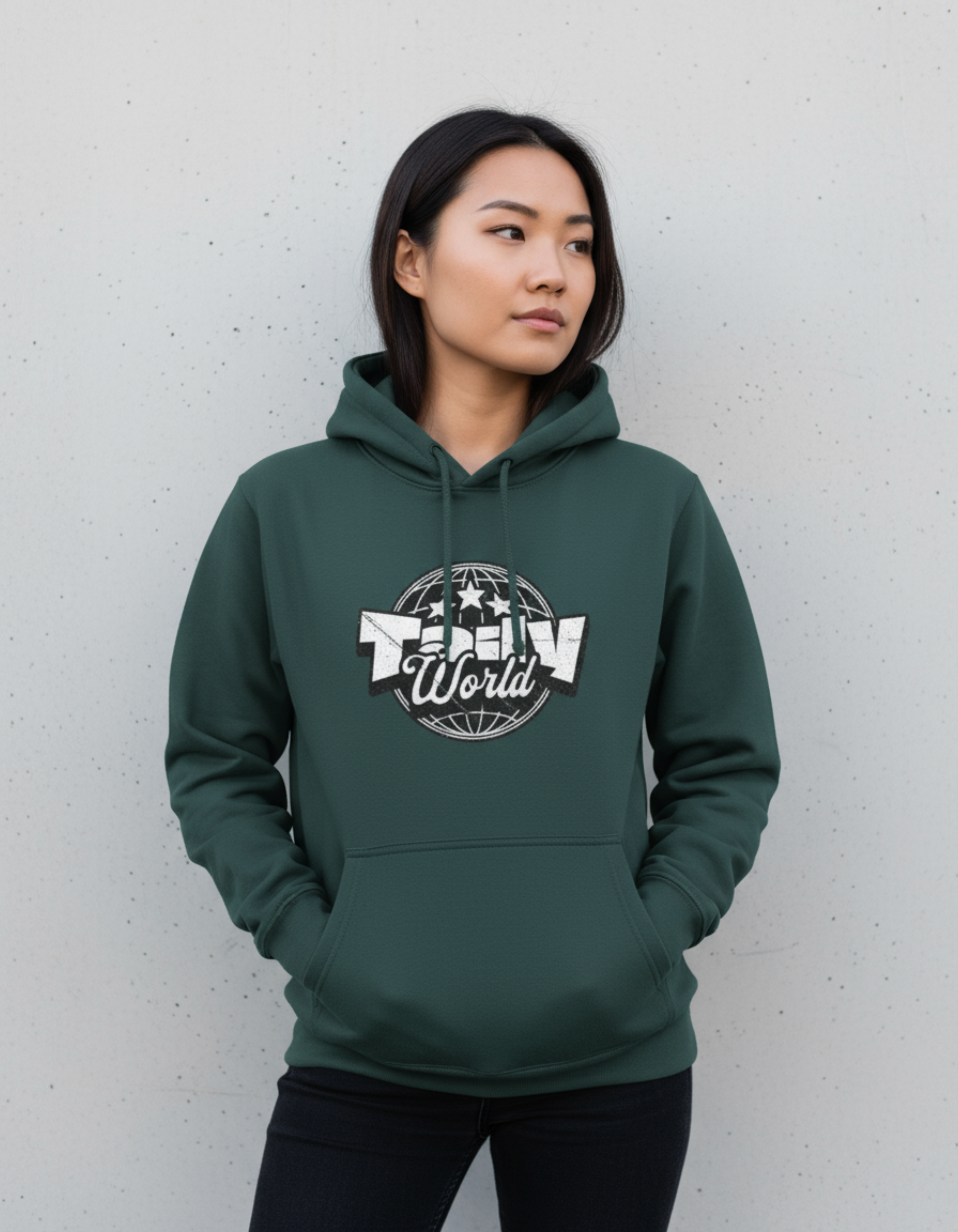 Taily World Graphic Hoodie – Sports Green | Taily Apparel