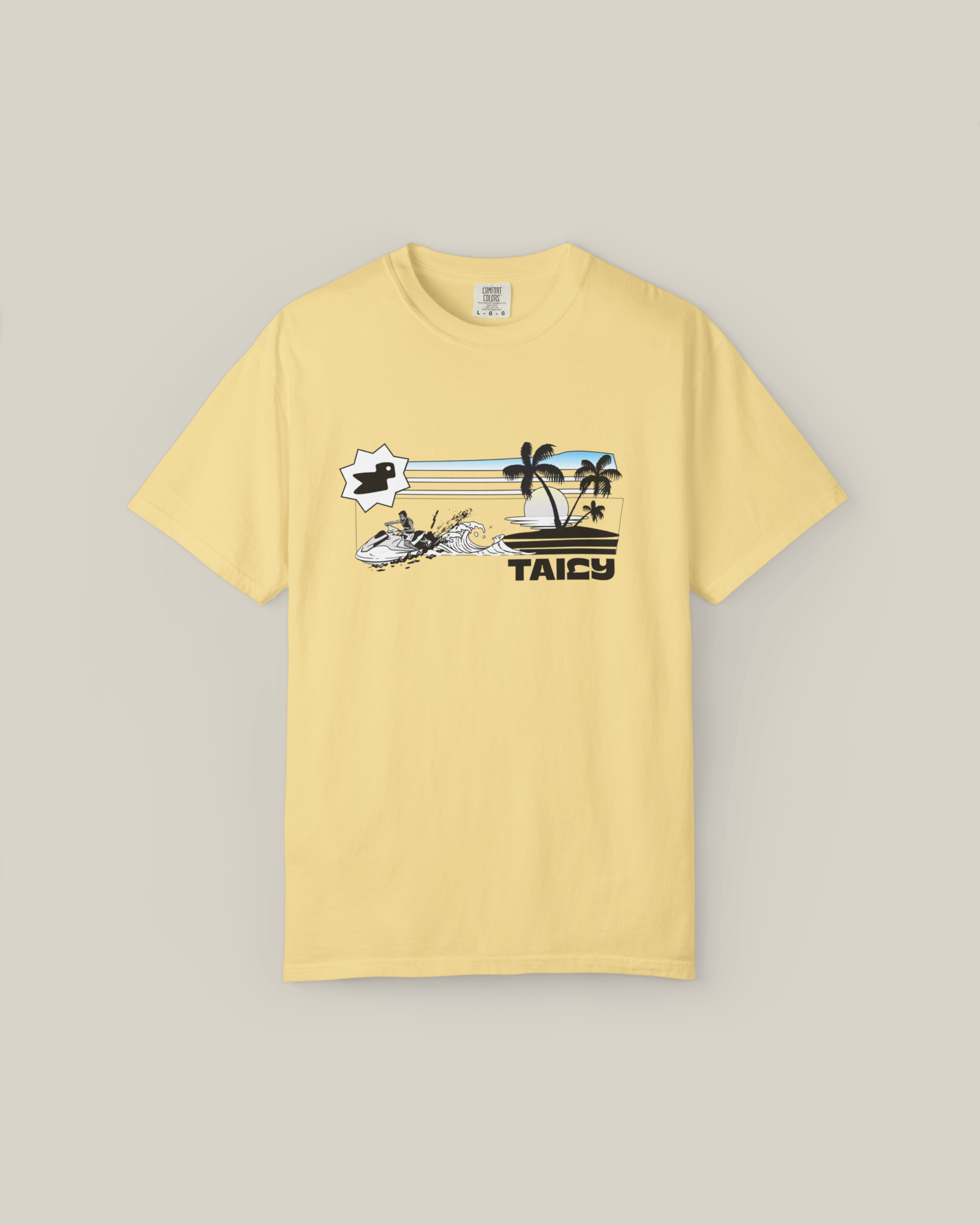 Taily Jet Splash Streetwear Graphic T-Shirt – Butter