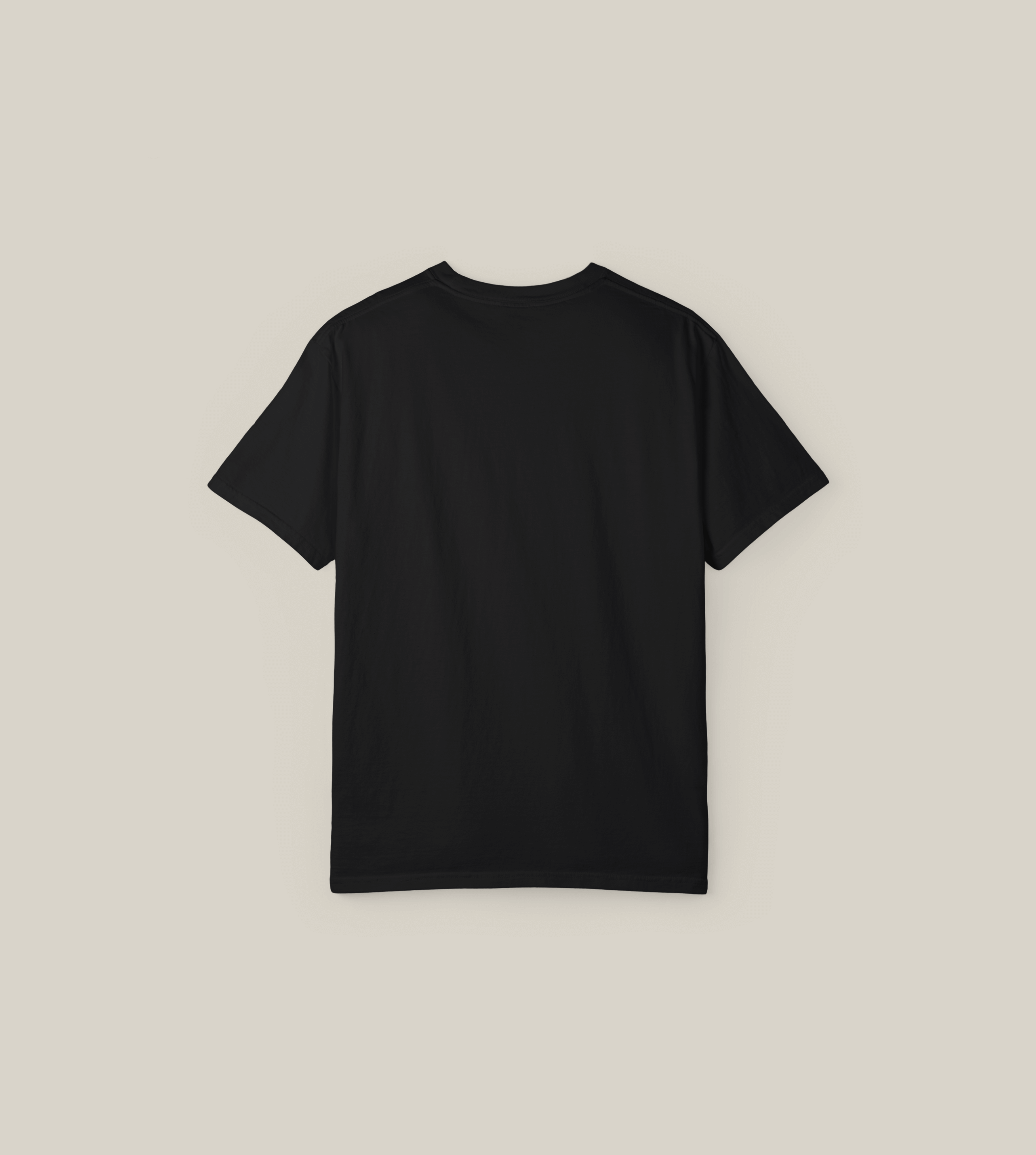 Back view of Taily Summer Souvenir Tee in black, showcasing its simple design for summer style.