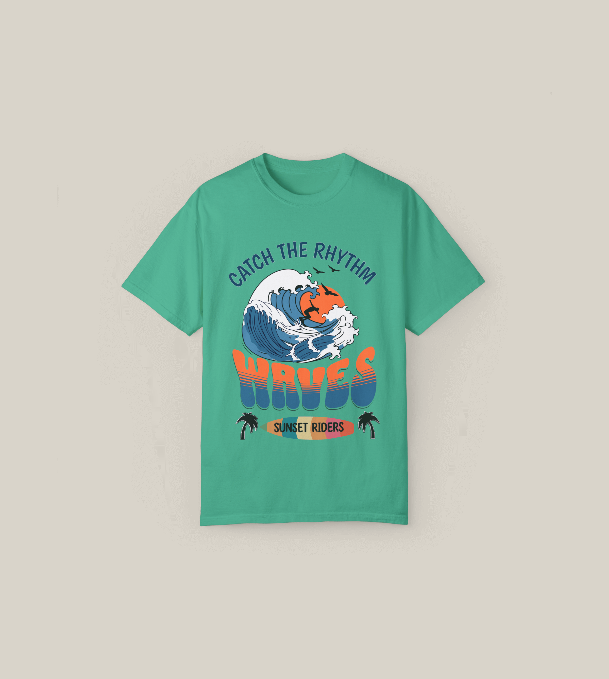 Waves Sunset Riders Tee