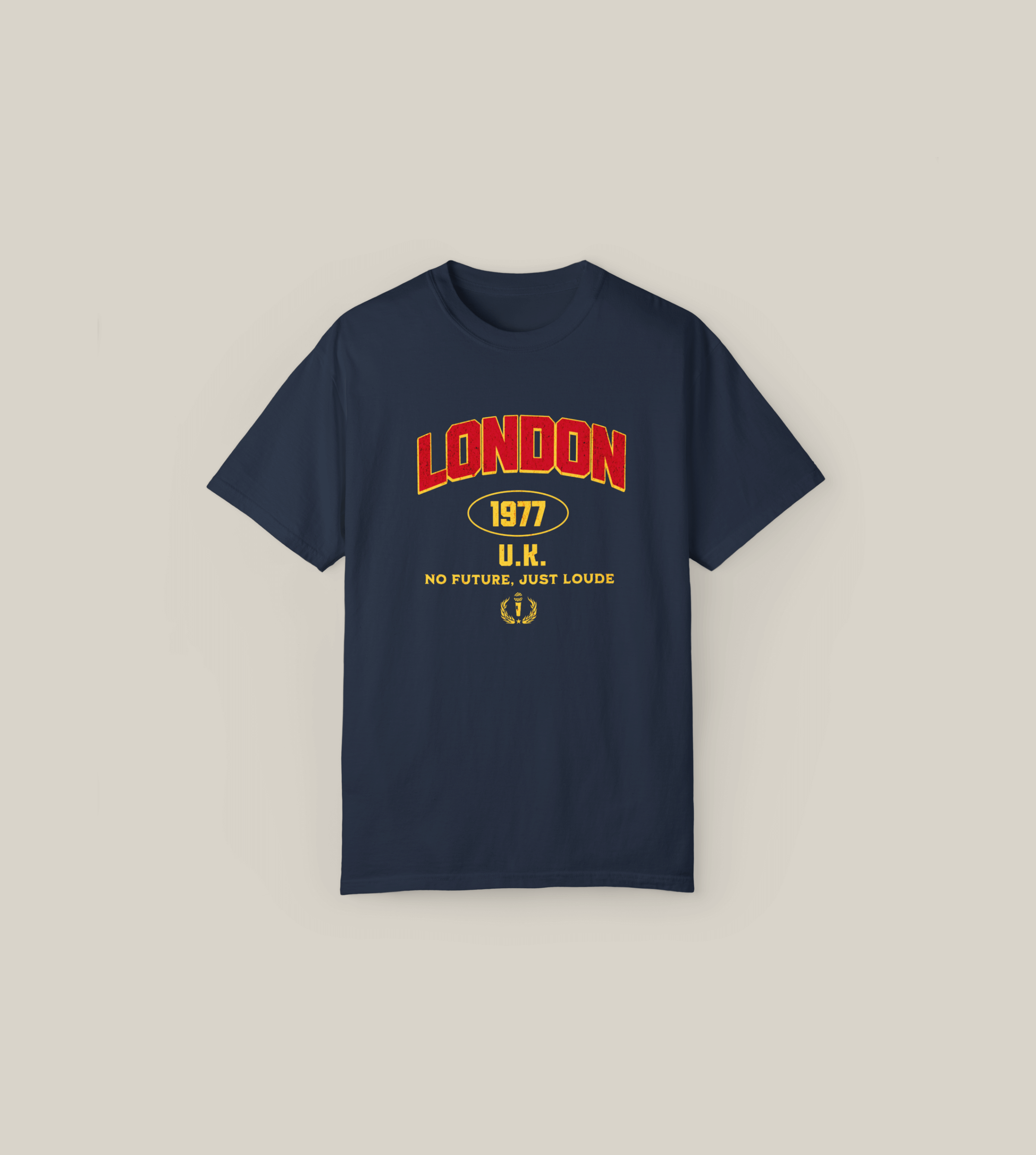 London 1977 Unisex Tee – No Future, Just Louder