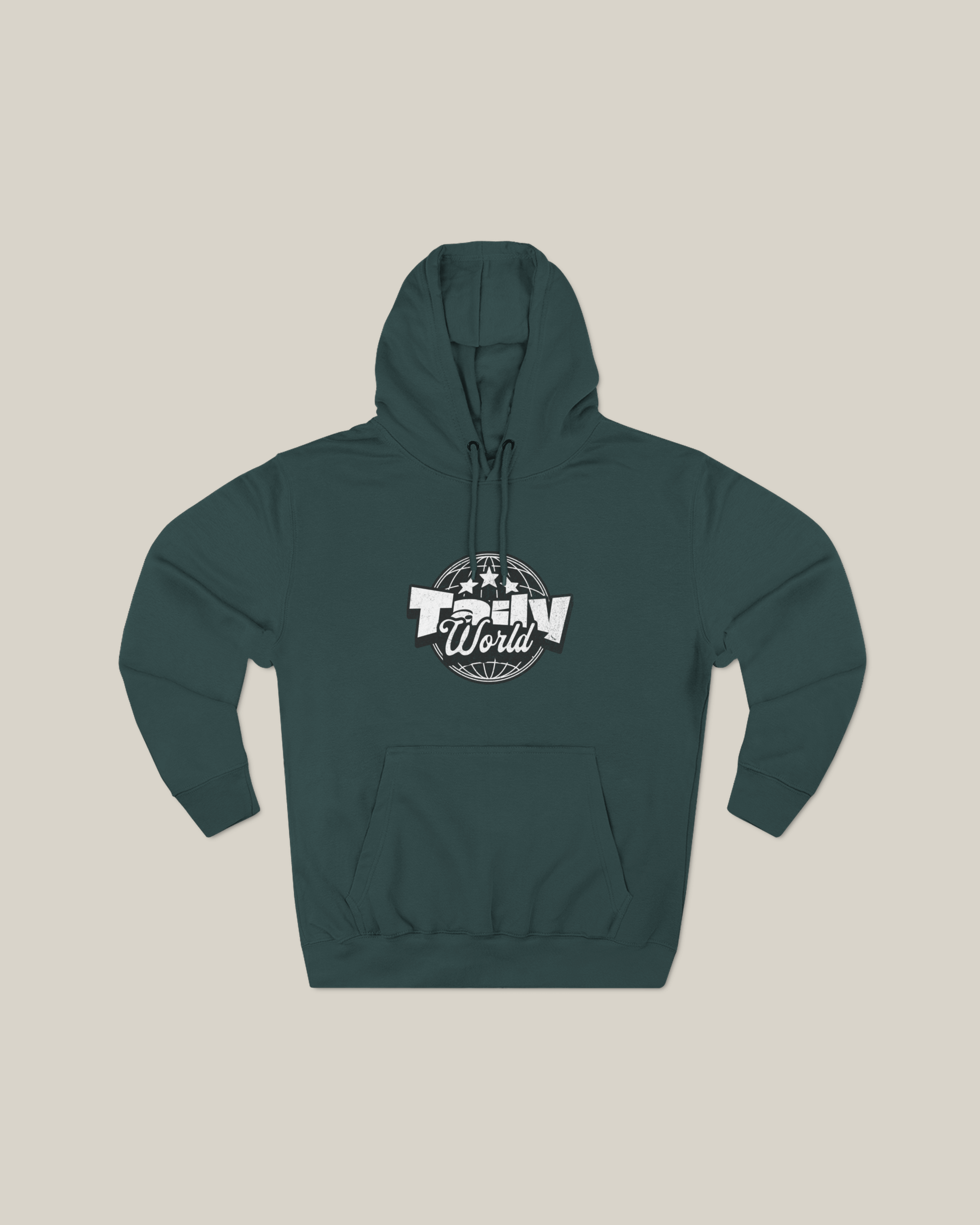 Taily World Streetwear Graphic Hoodie – Sports Green displayed on a neutral background.