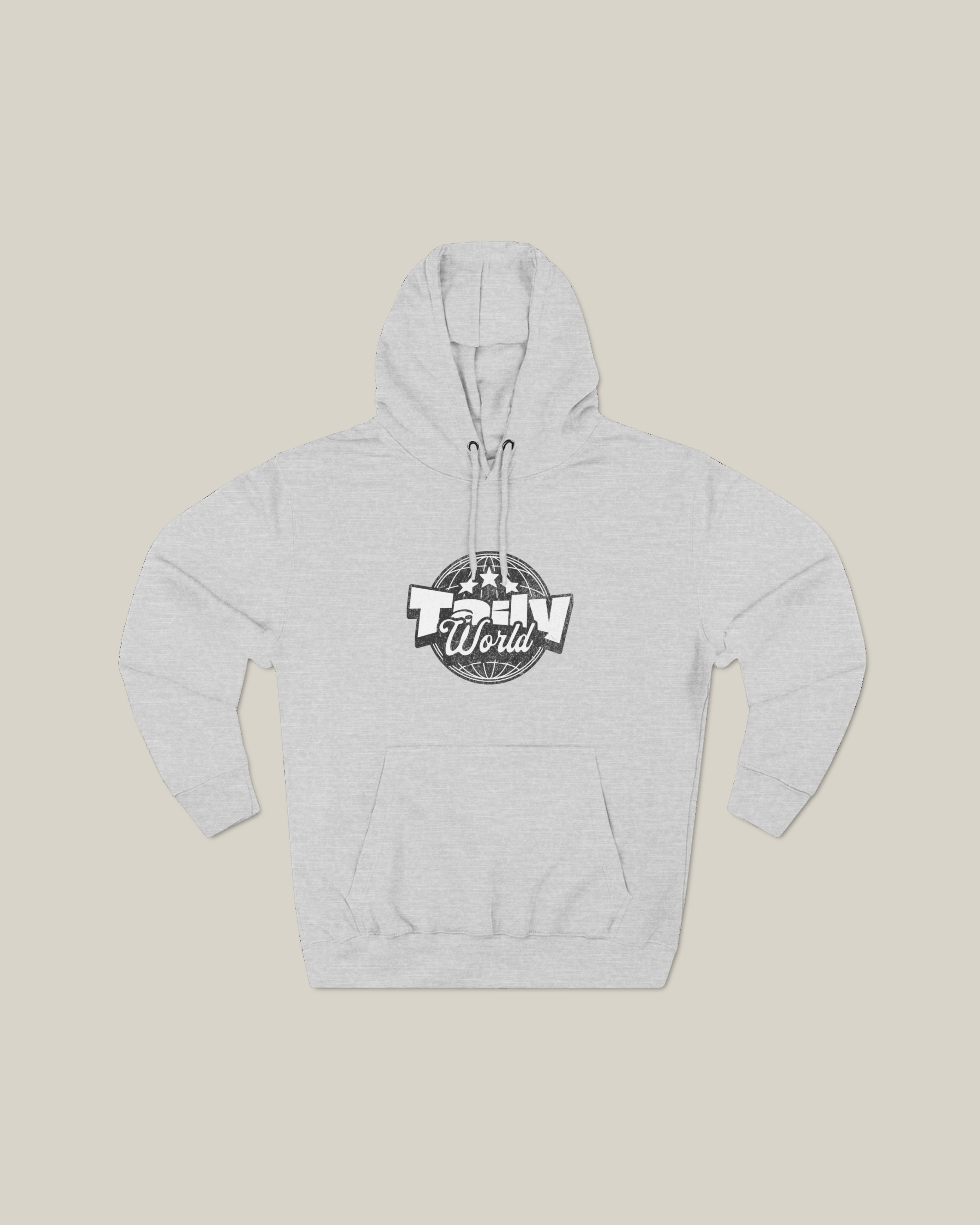 Taily World Graphic Hoodie – Heather Grey | Taily Apparel