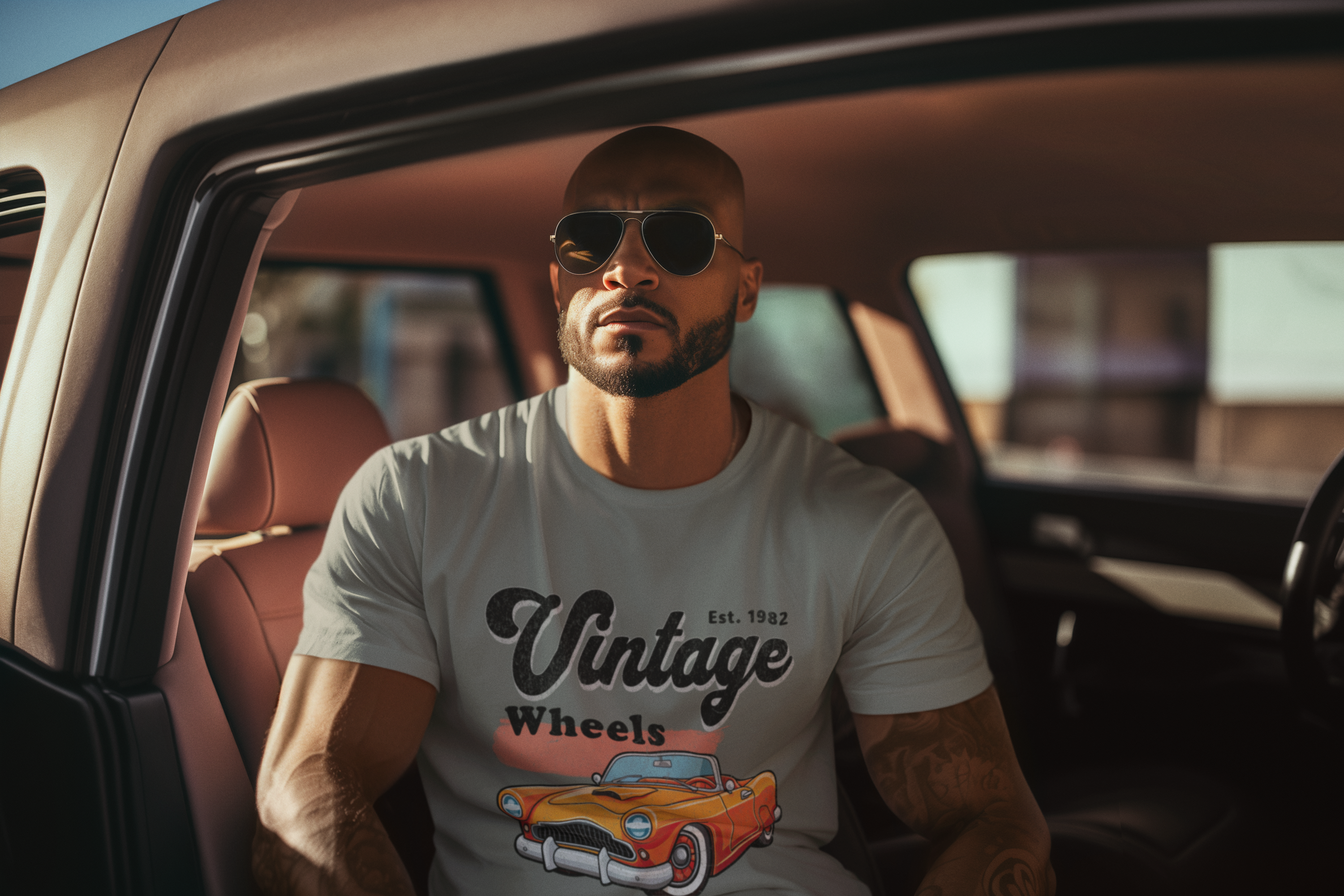 Vintage Wheels Unisex Tee – Driven to Roam