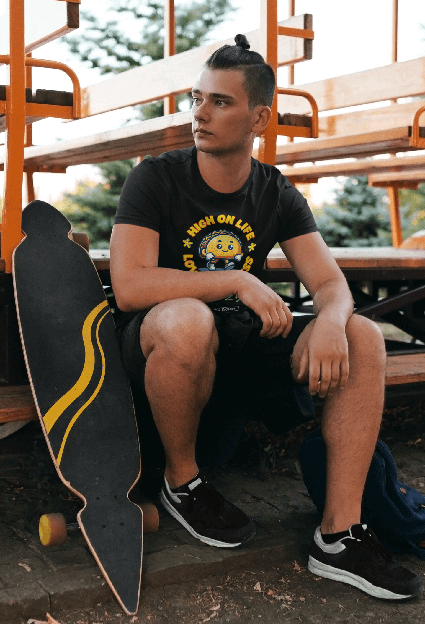 High on Life Taco Tee – Breeezy Unisex Shirt