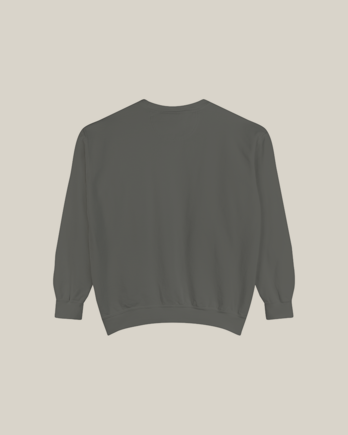 Taily Diner Burger Time sweatshirt in pepper color, showcasing the back design of the vintage-inspired garment.