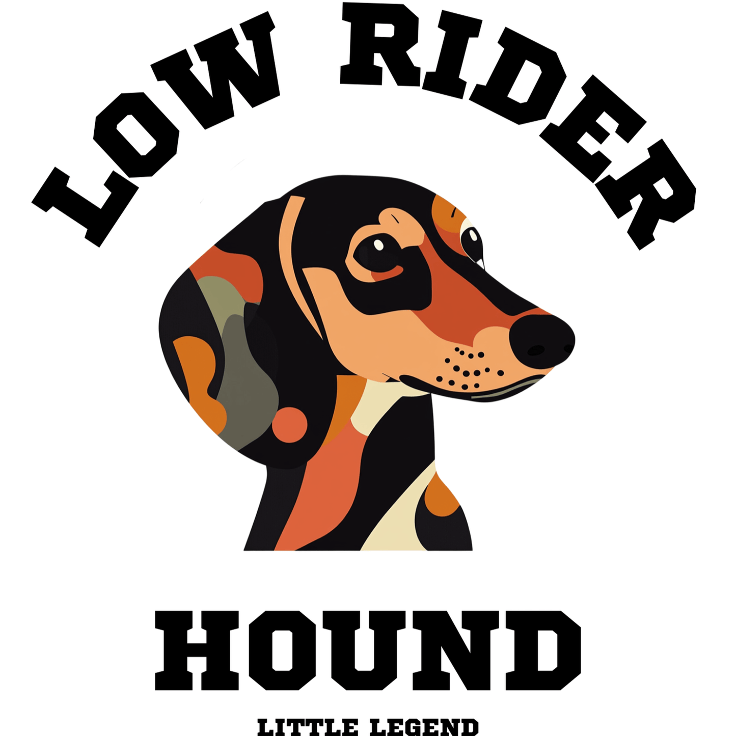 Low Rider Hound Dachshund T-shirt - Casual Style for Dog Lovers