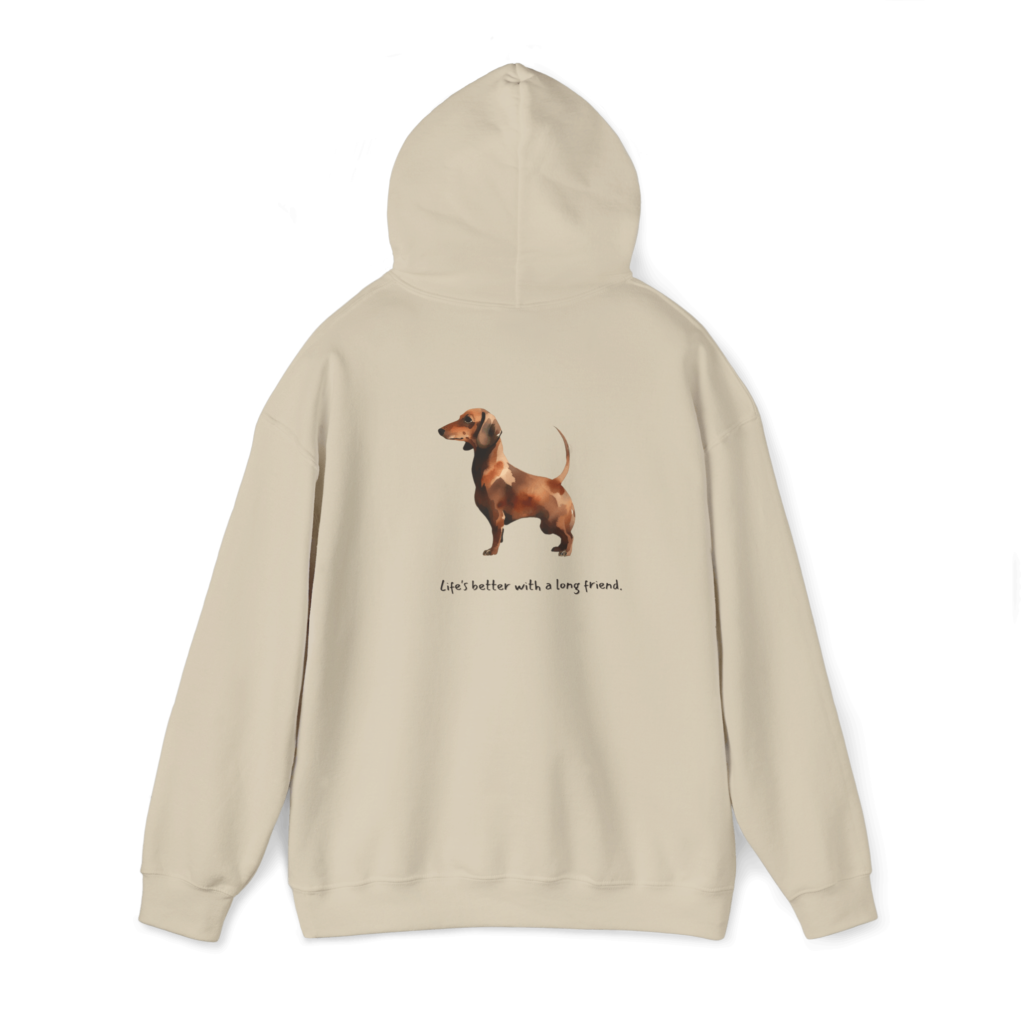 Short Legs, Big Heart Dachshund Hoodie