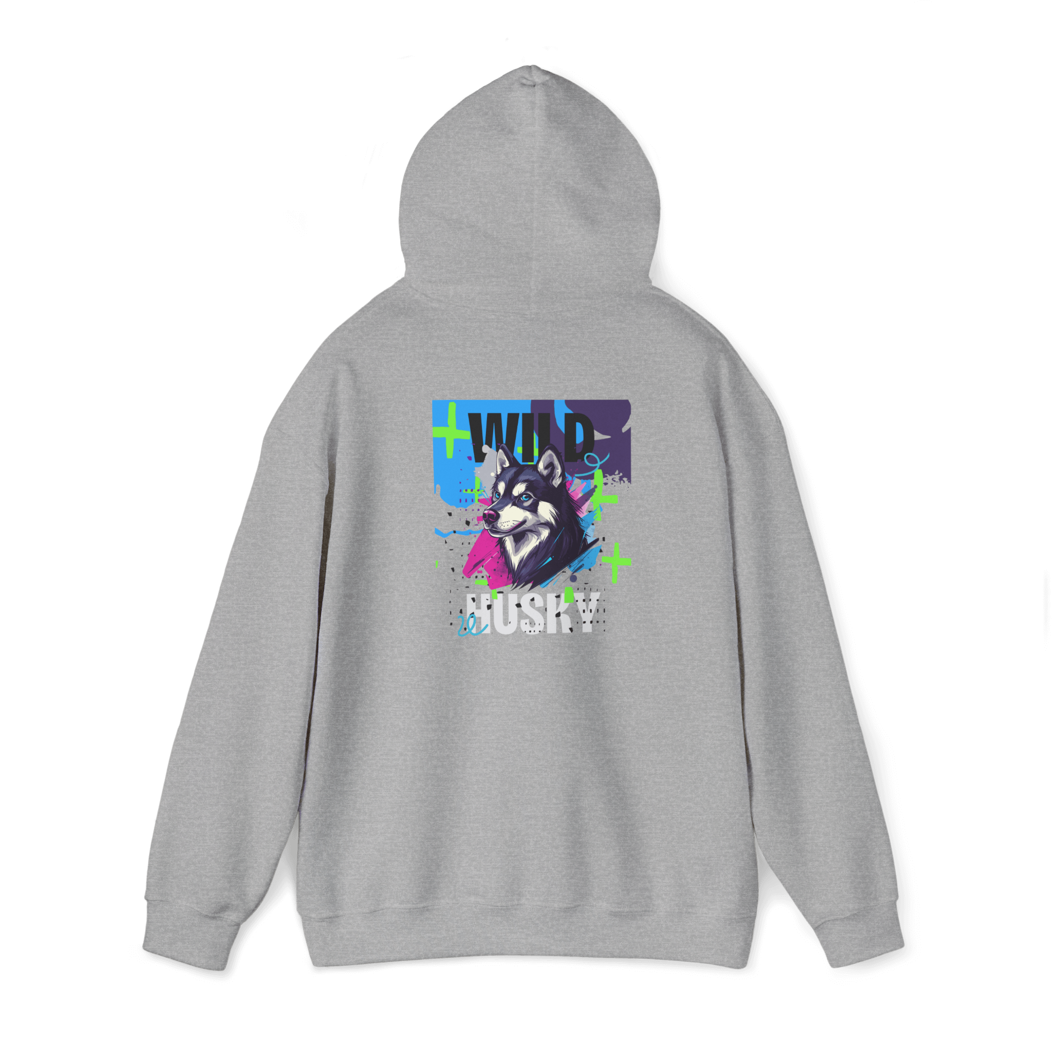 Wild Husky Hoodie - Bold Husky Spirit