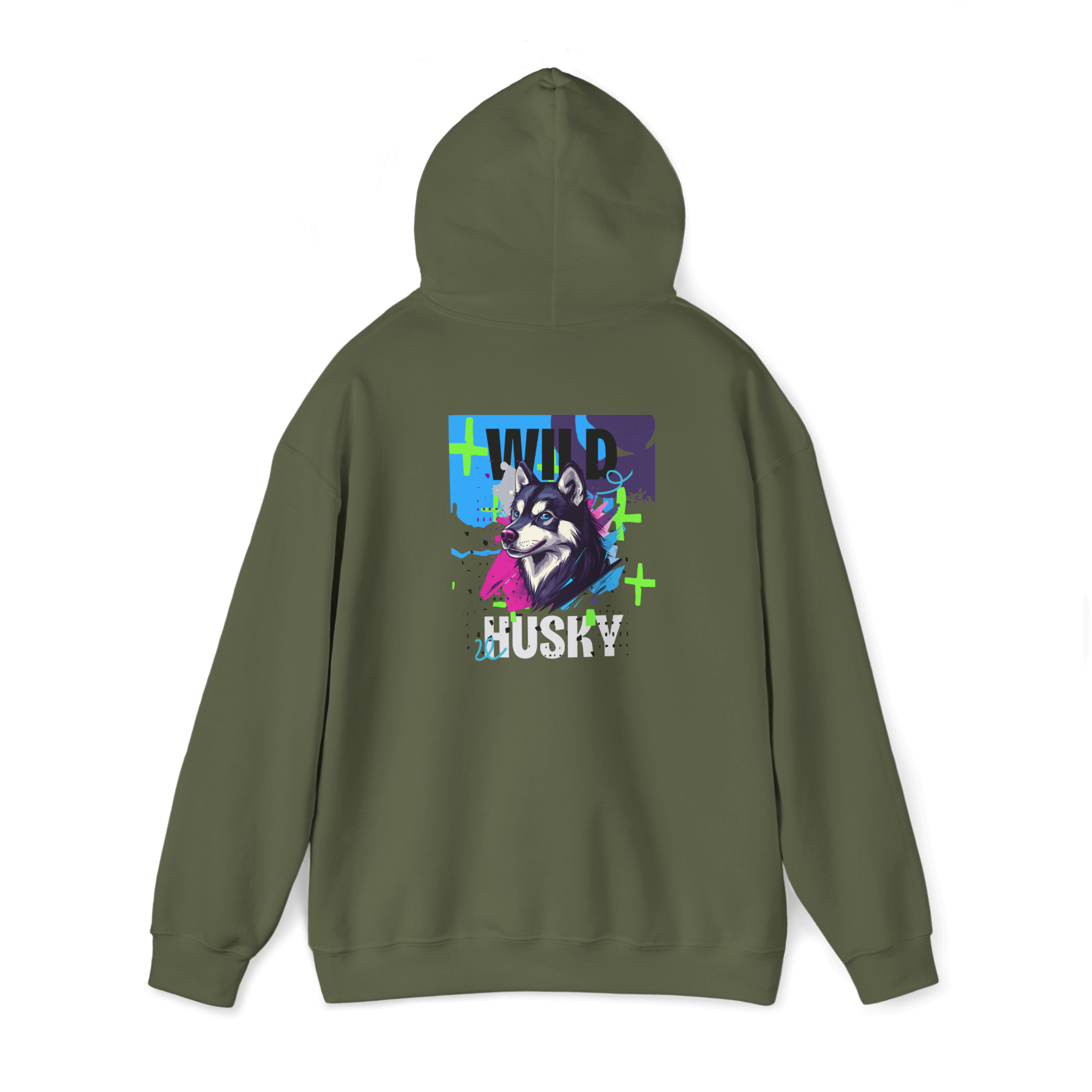 Wild Husky Hoodie - Bold Husky Spirit