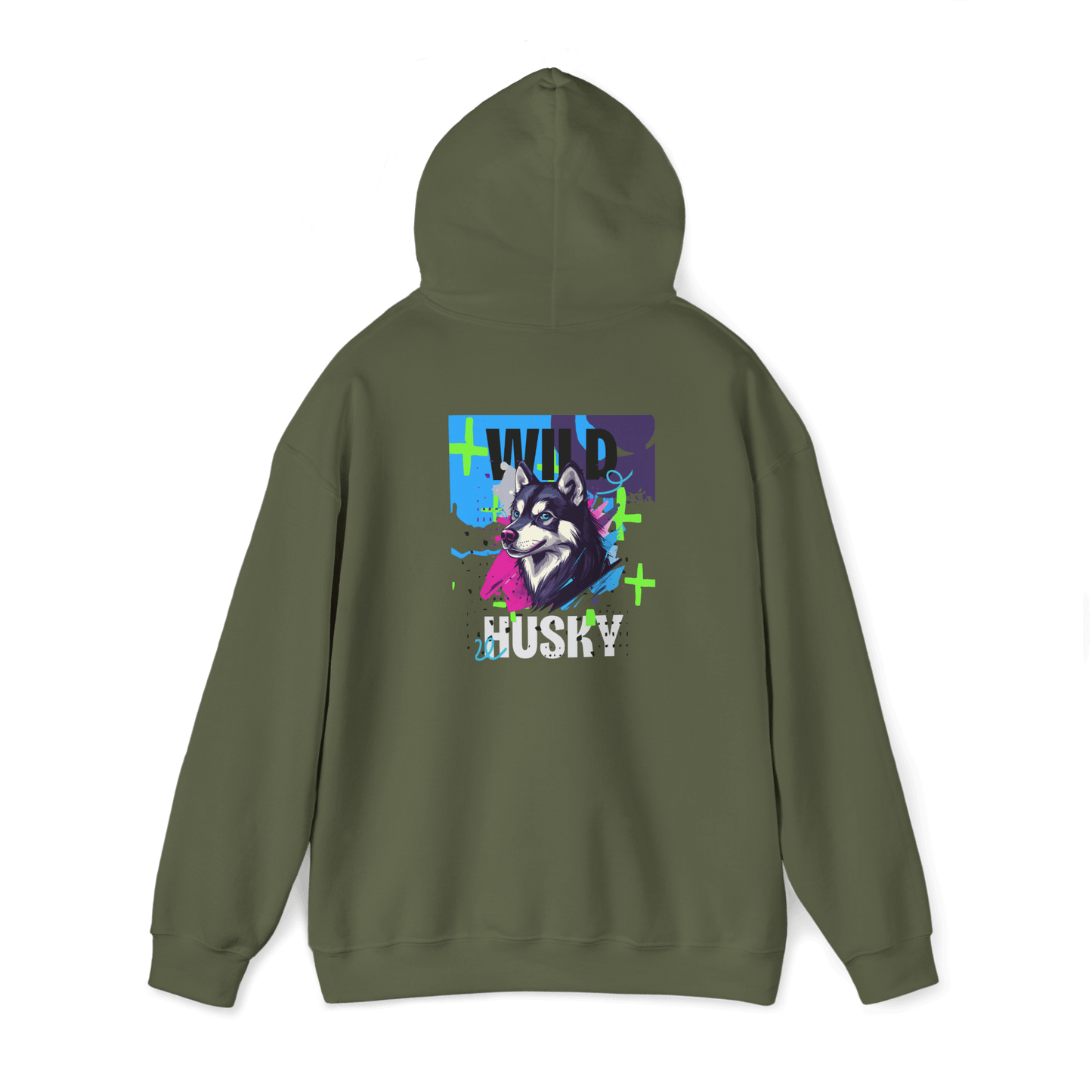 Wild Husky Hoodie - Bold Husky Spirit