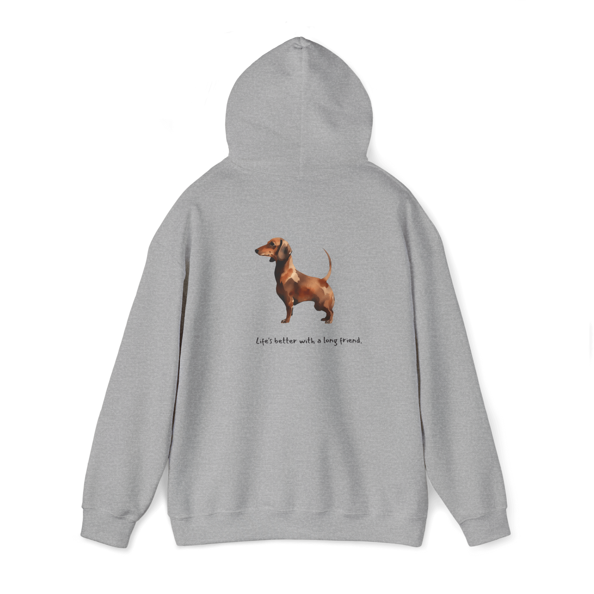 Short Legs, Big Heart Dachshund Hoodie