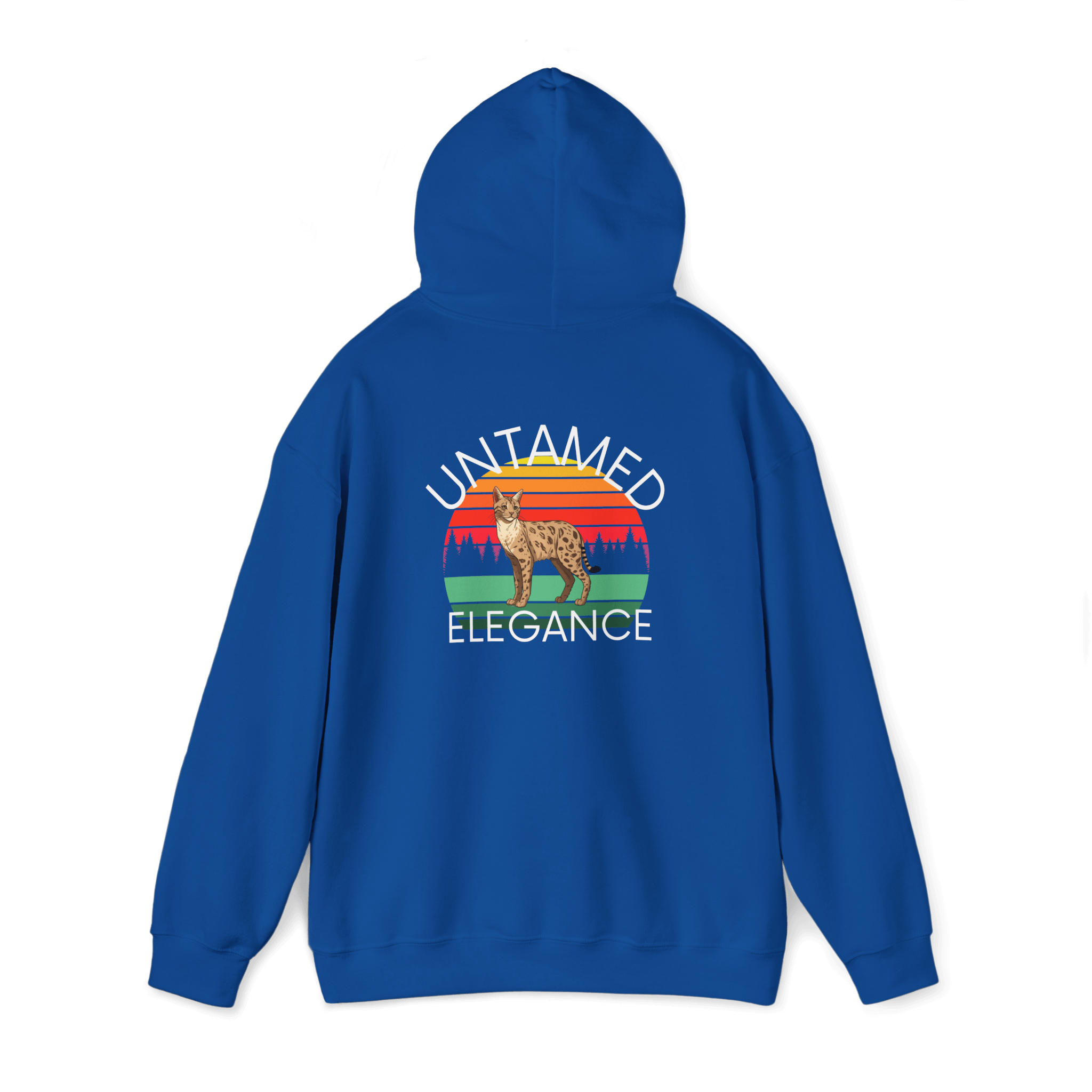 Untamed Elegance Savannah Cat Hoodie