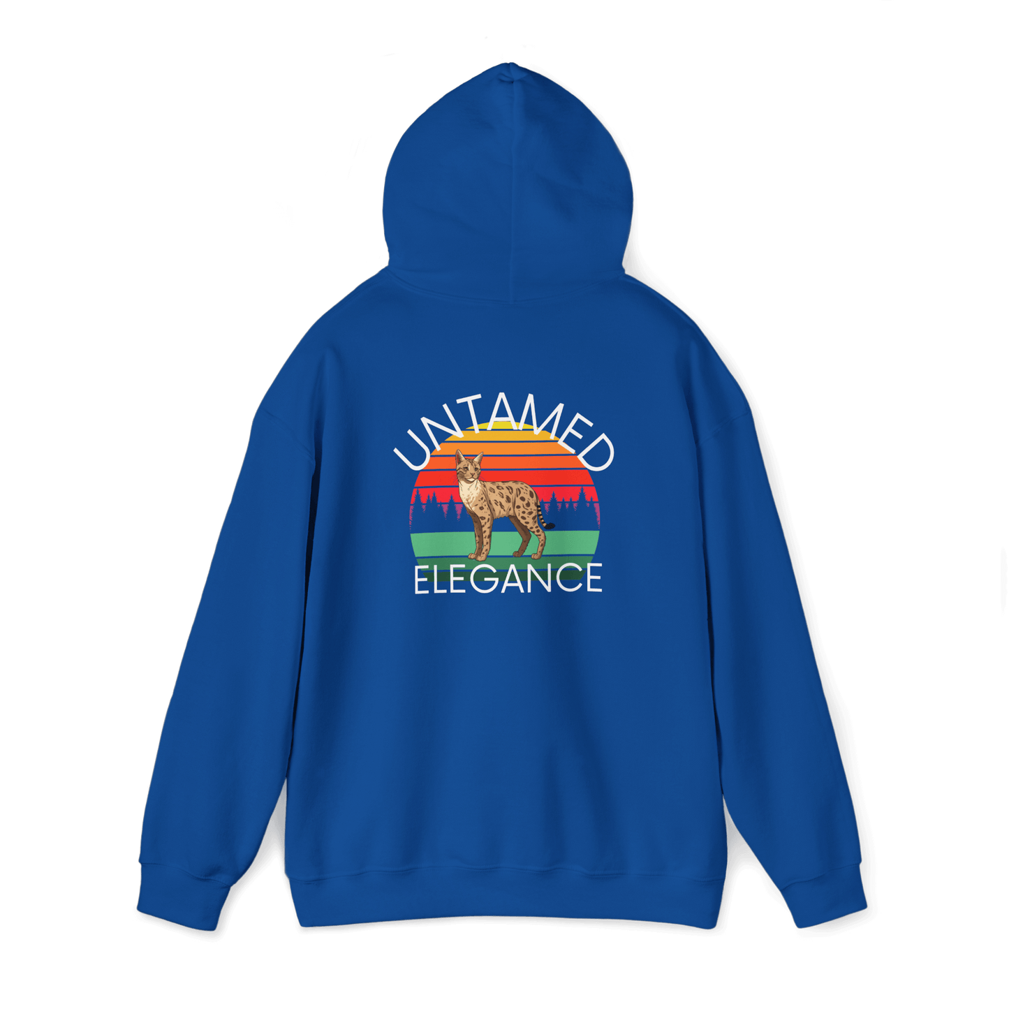 Untamed Elegance Savannah Cat Hoodie