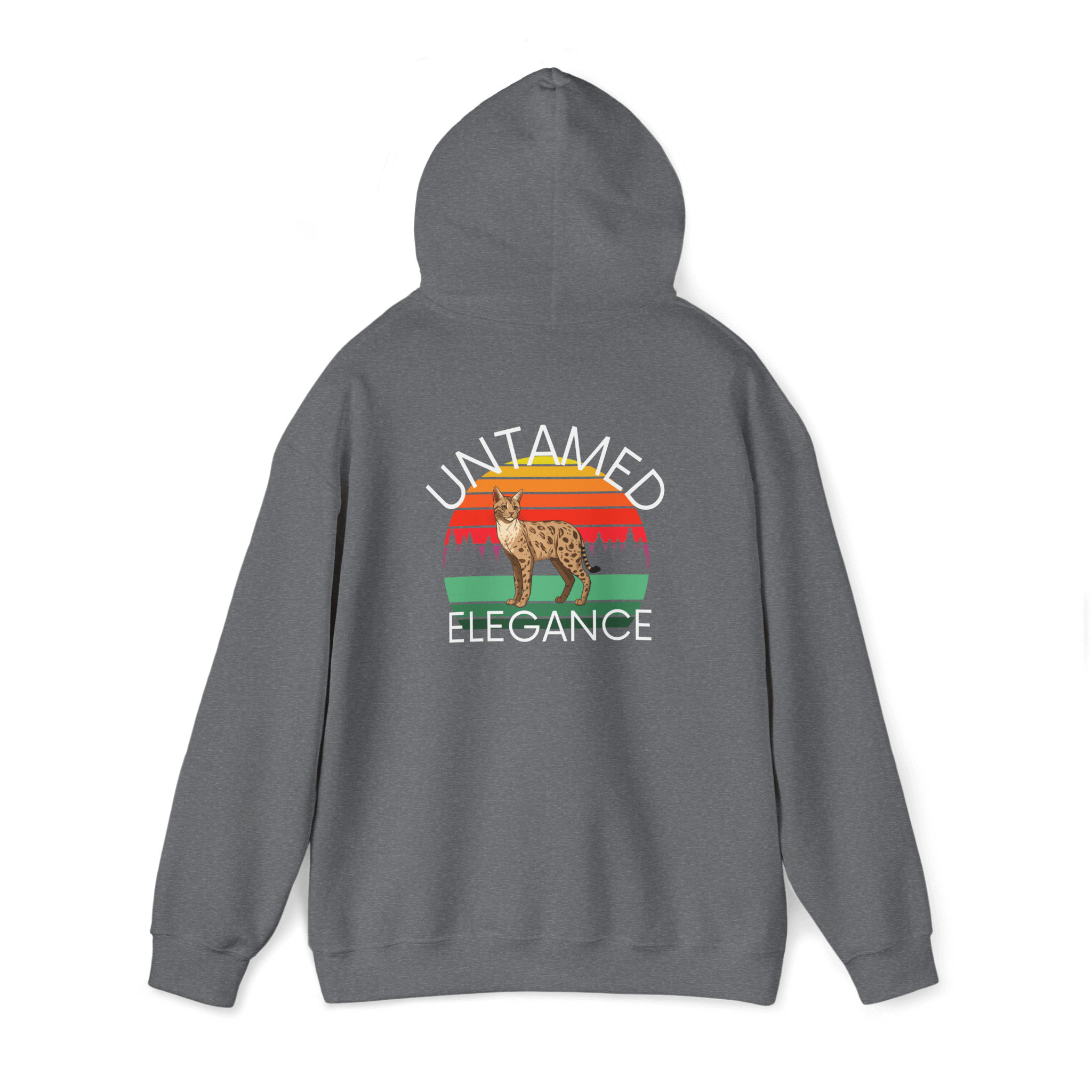 Untamed Elegance Savannah Cat Hoodie