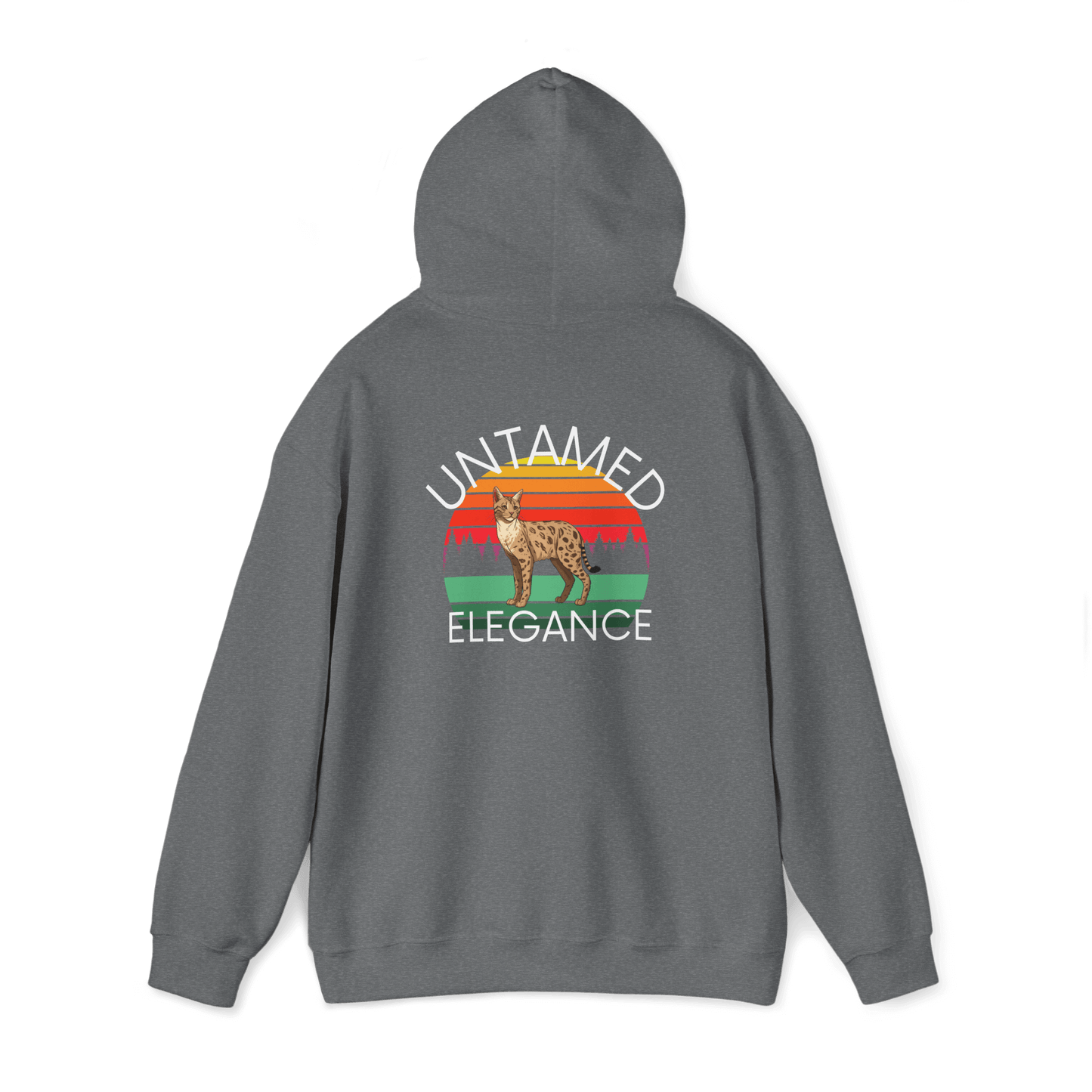 Untamed Elegance Savannah Cat Hoodie