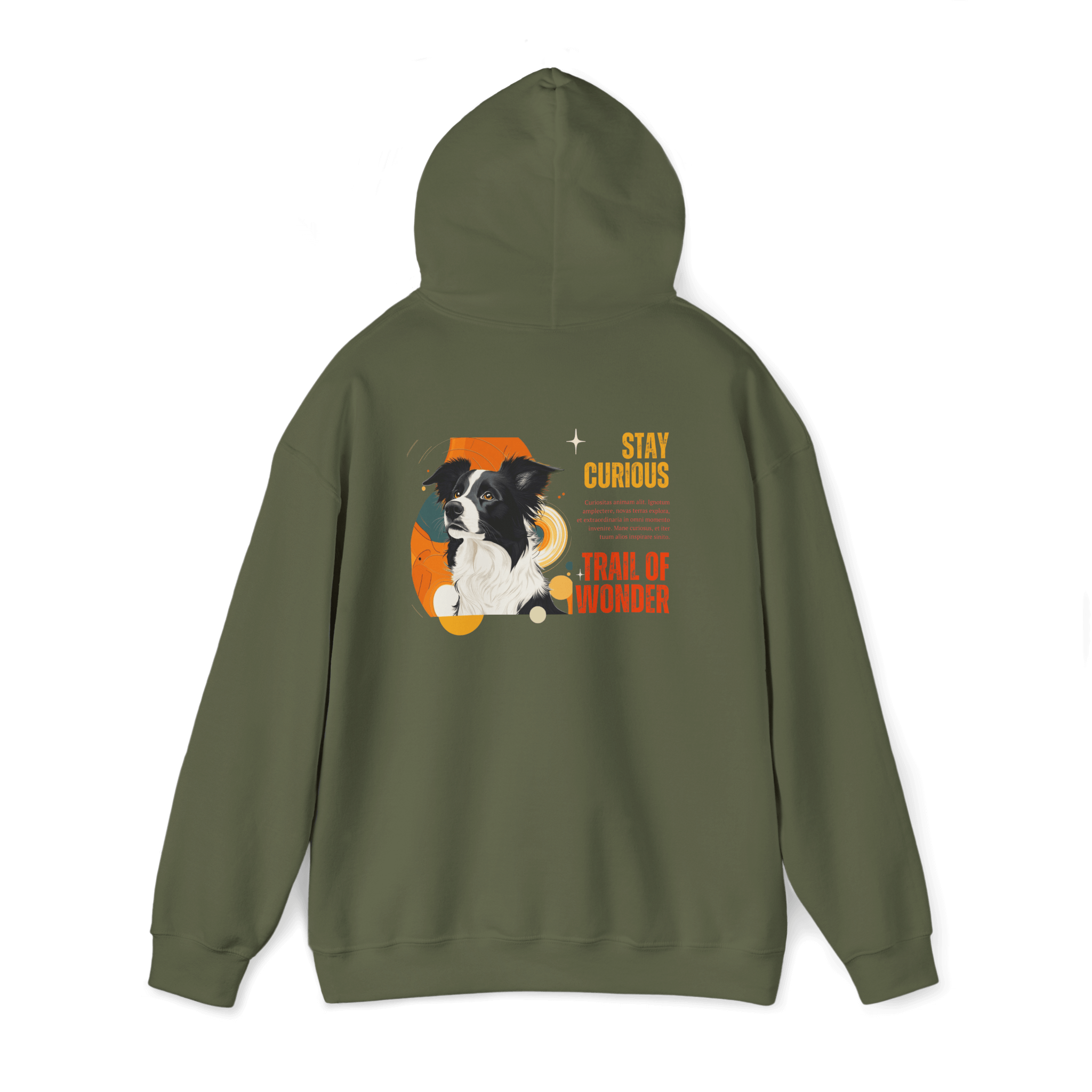 Trail of Wonder Border Collie Hoodie