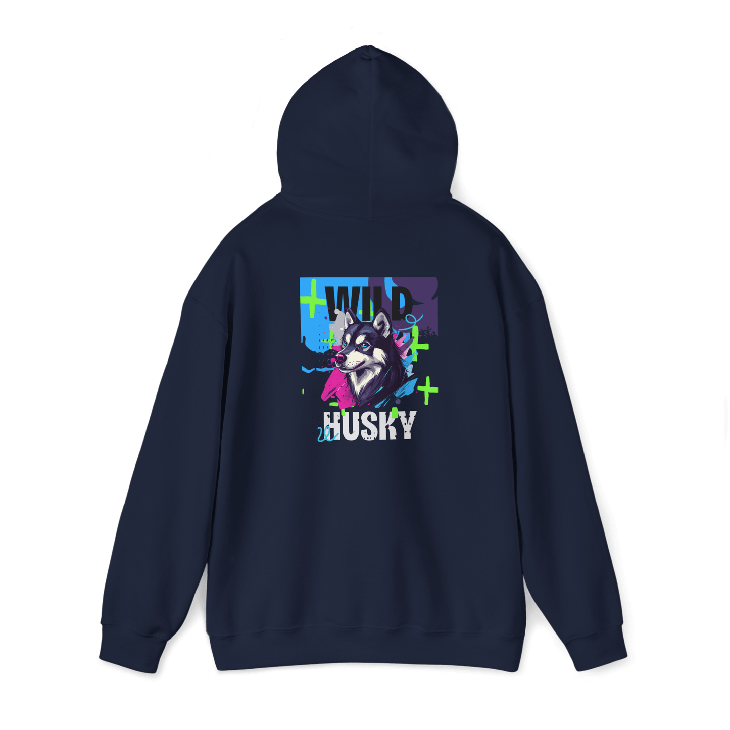 Wild Husky Hoodie - Bold Husky Spirit