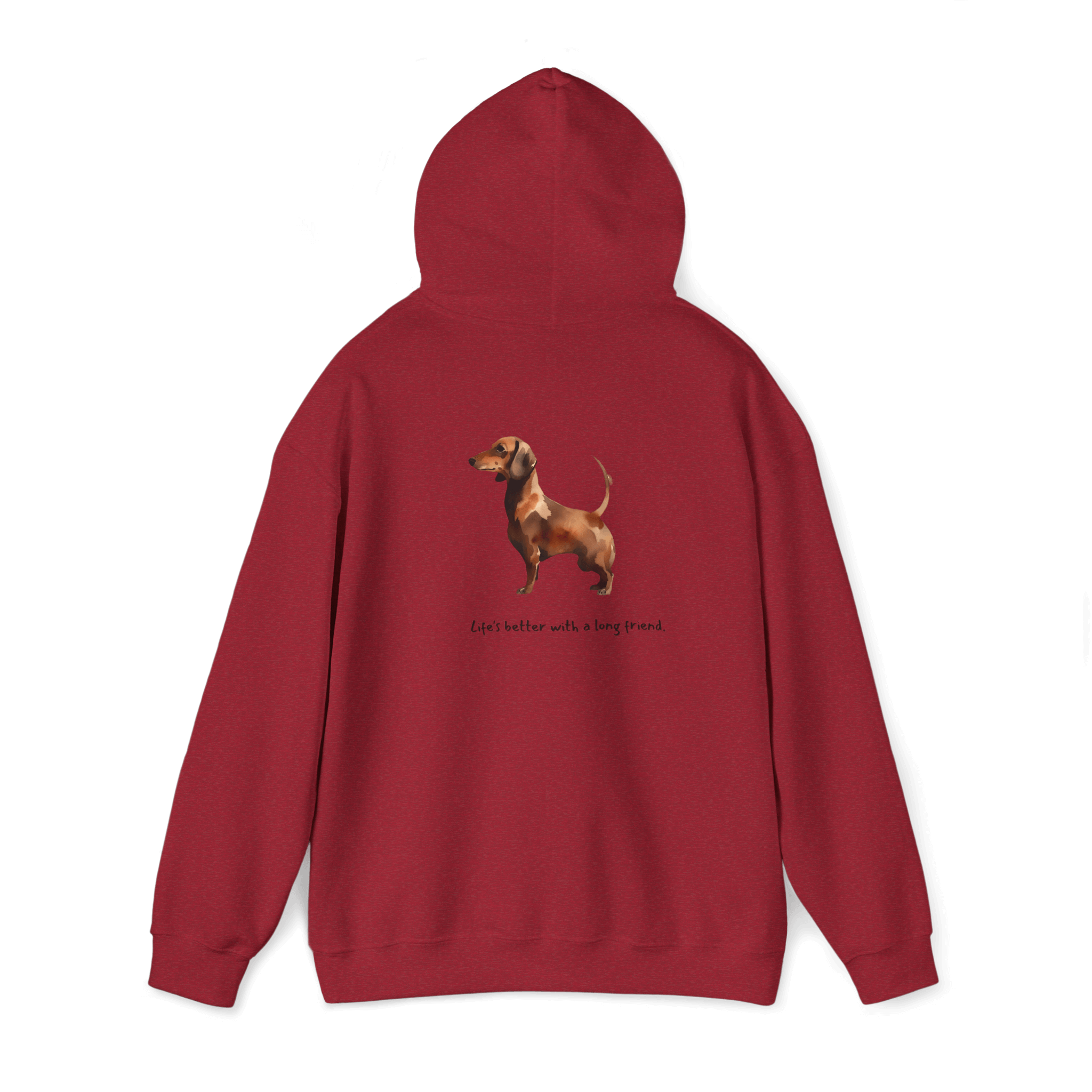 Short Legs, Big Heart Dachshund Hoodie