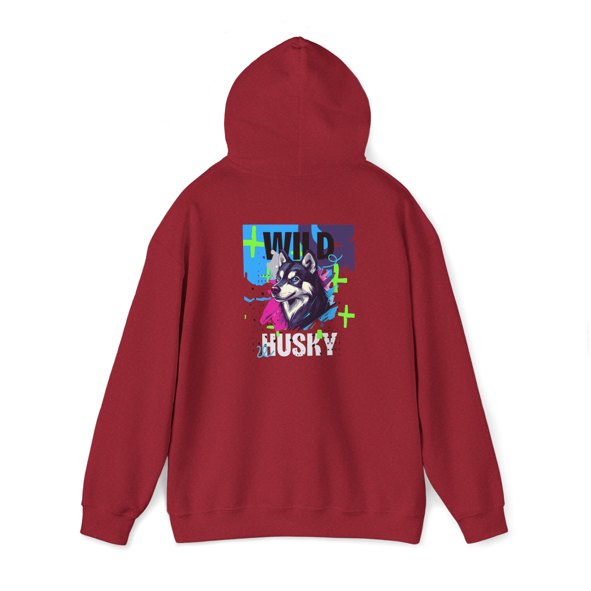 Wild Husky Hoodie - Bold Husky Spirit