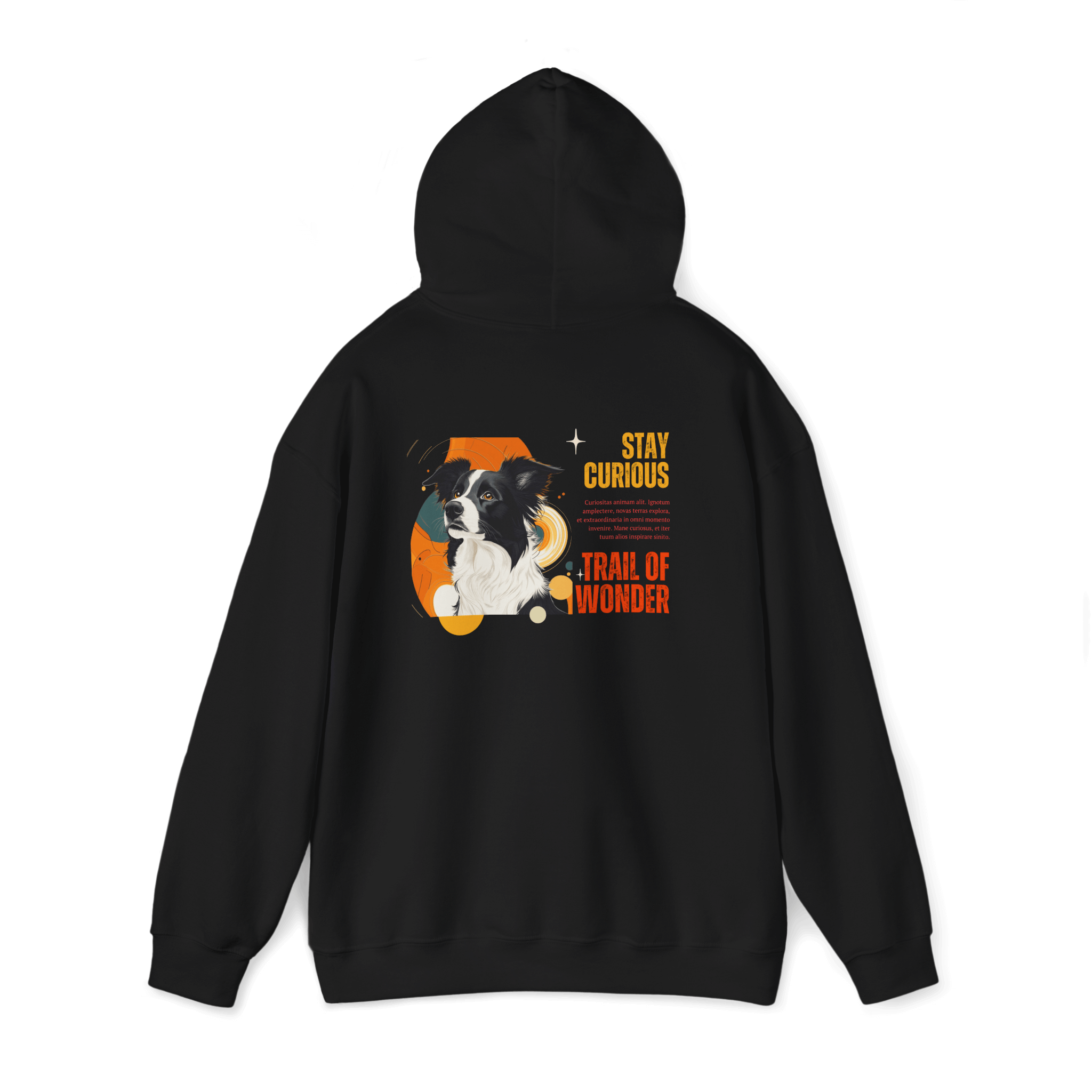 Trail of Wonder Border Collie Hoodie