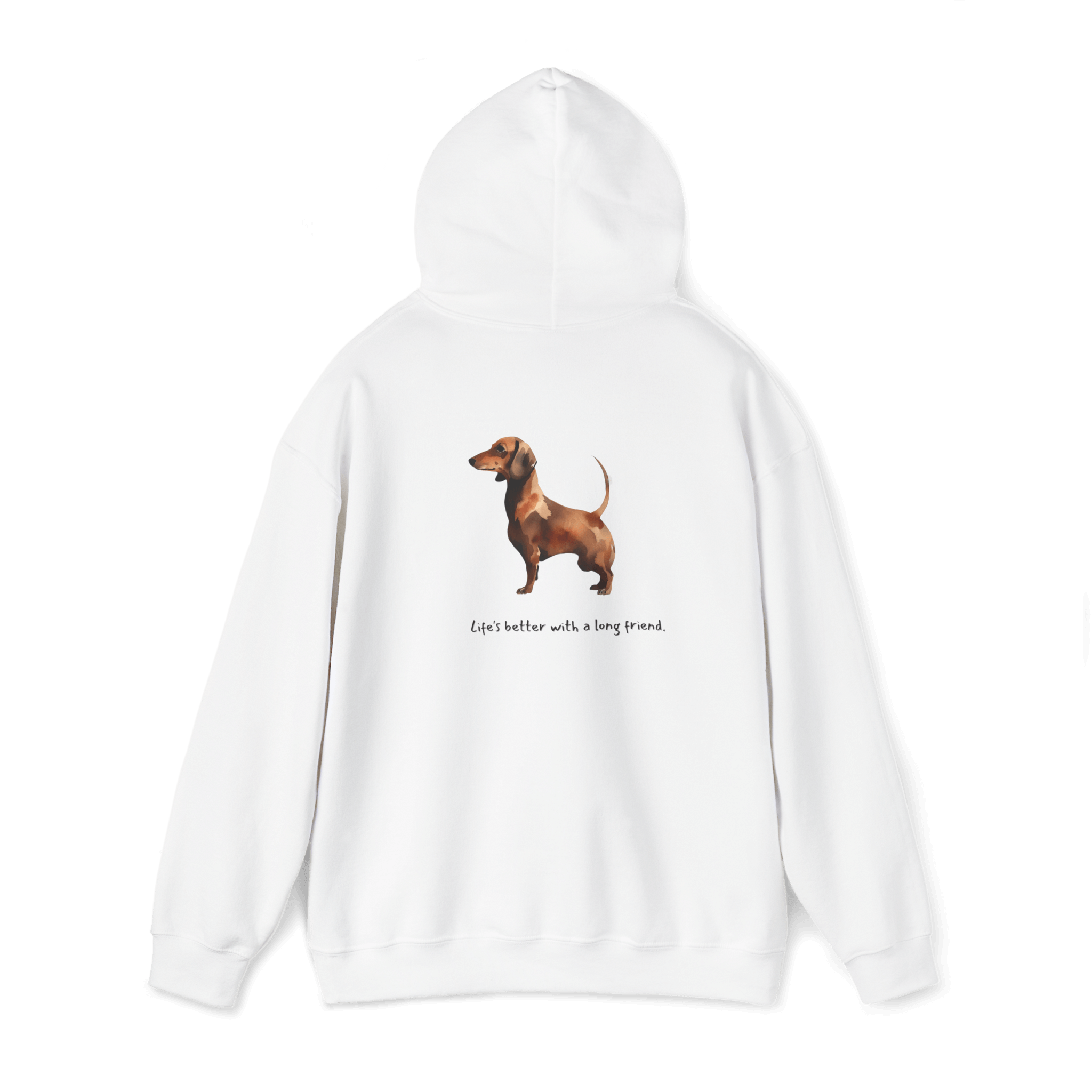 Short Legs, Big Heart Dachshund Hoodie