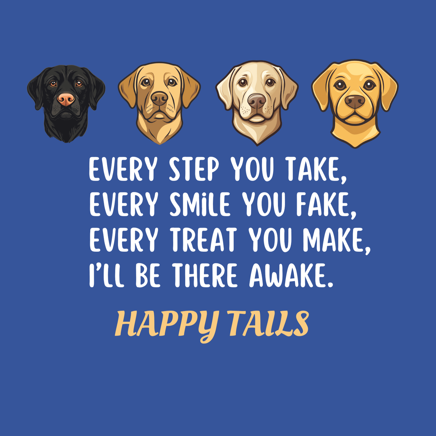 Happy Tails Labrador Tee - Express Your Love for Labs