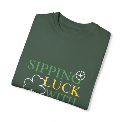 Sipping Luck St. Patrick’s Day T-Shirt