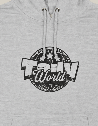 Taily World Graphic Hoodie – Heather Grey | Taily Apparel