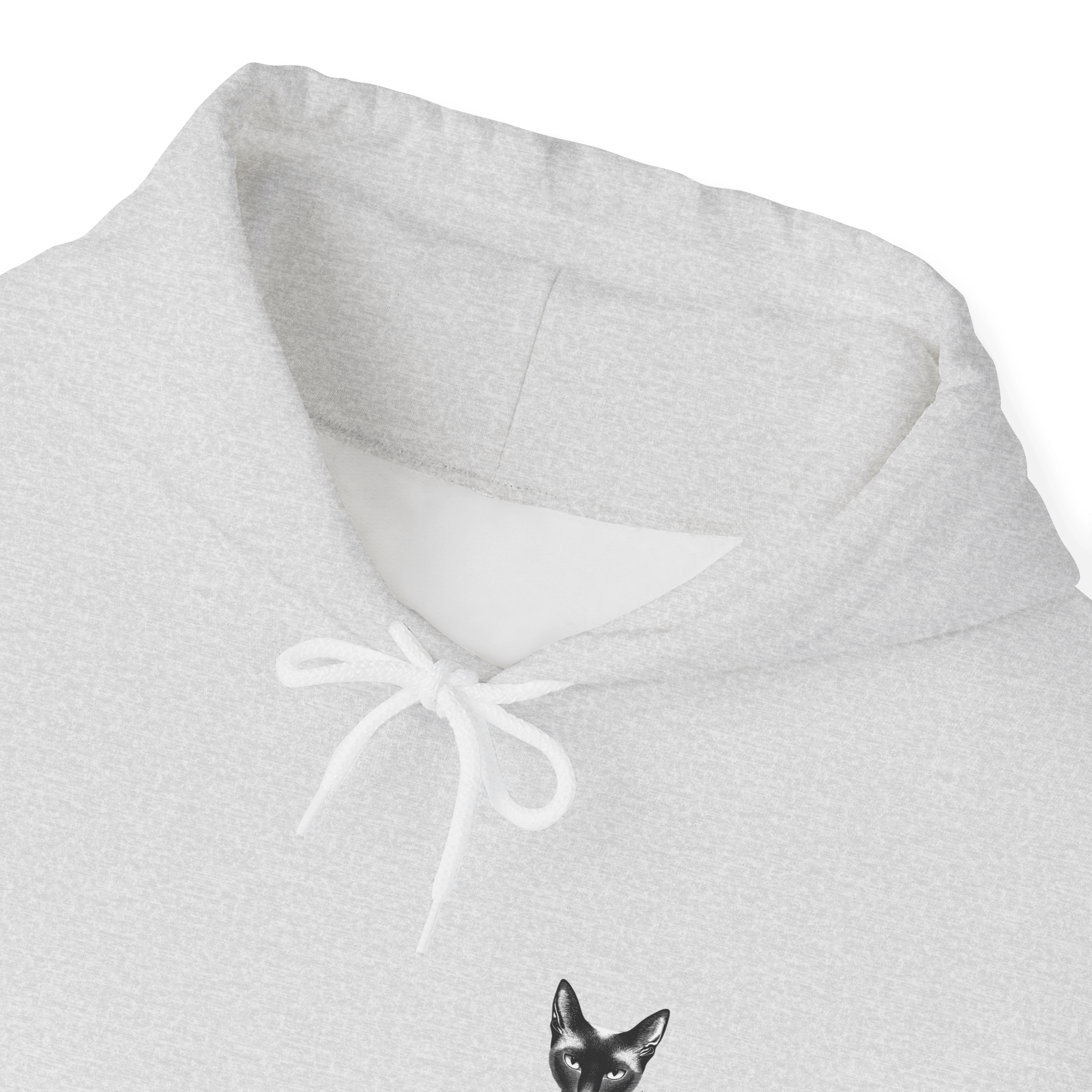 Prowl Siamese Cat Hoodie - Minimalist Elegance | Taily Apparel