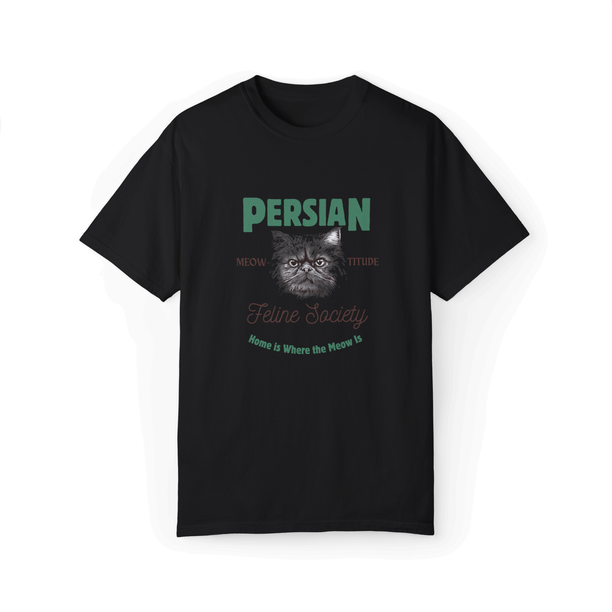 Persian Feline Society T-shirt - Meow-titude in Style