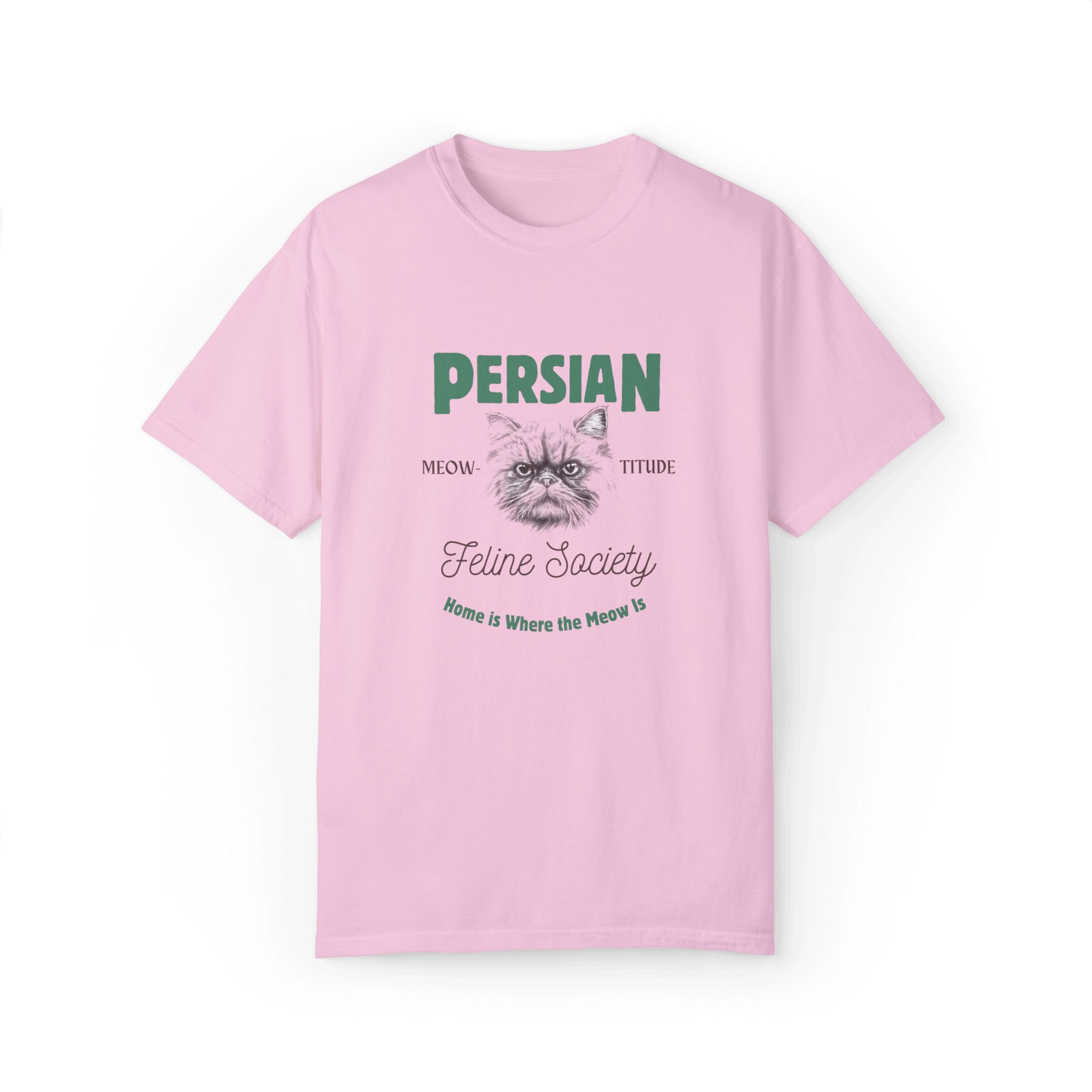 Persian Feline Society T-shirt - Meow-titude in Style