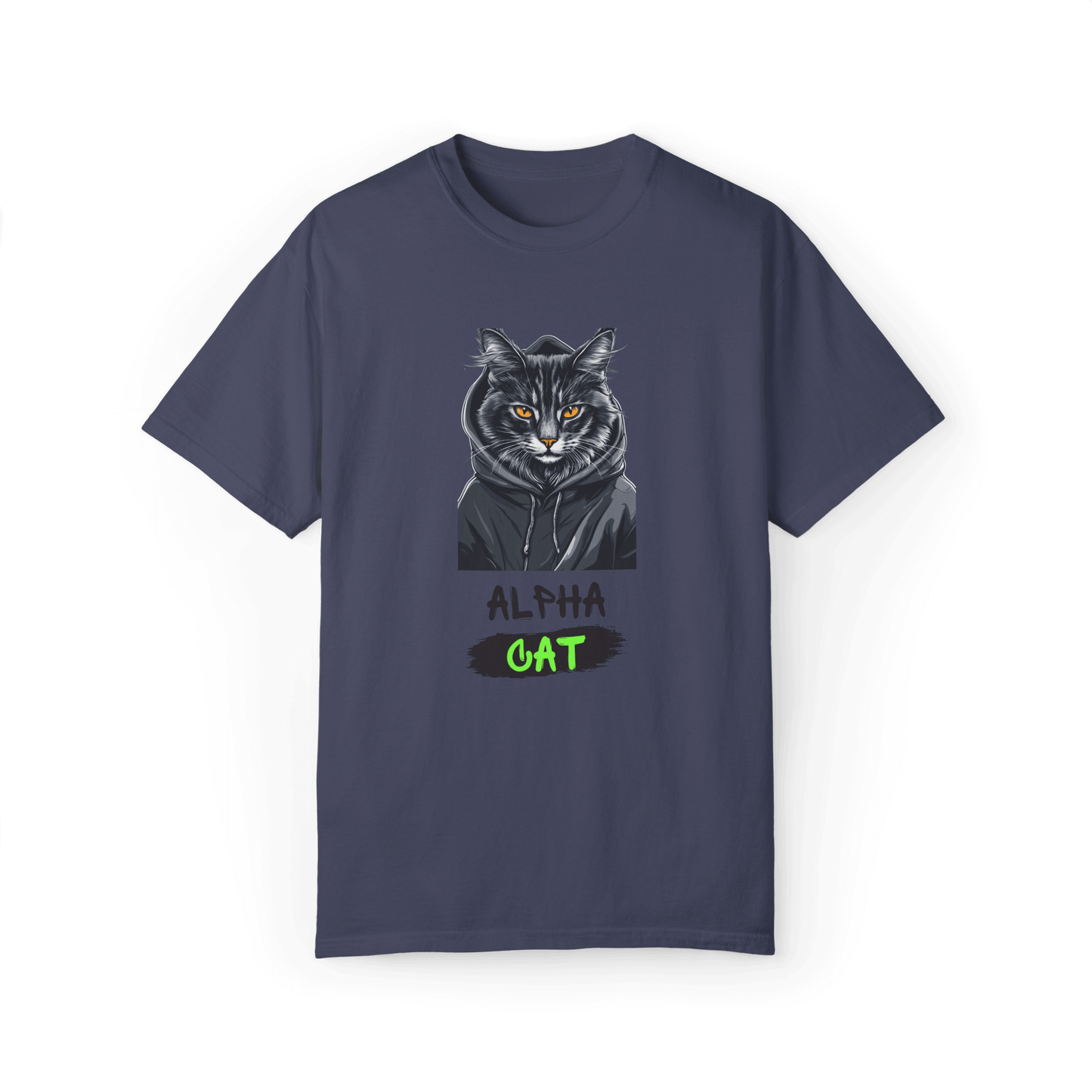 Alpha Cat Maine Coon T-shirt - Bold & Edgy Cat Design