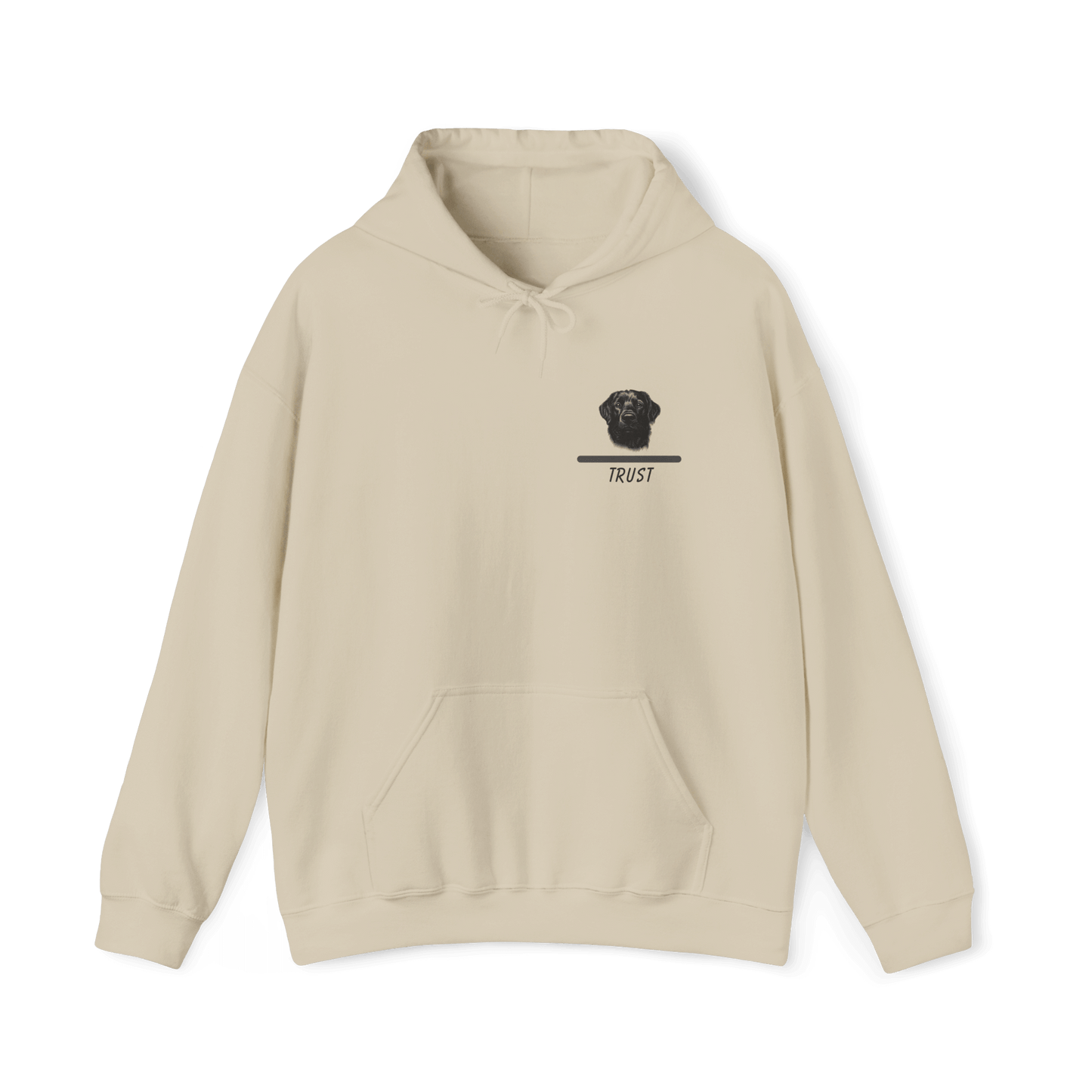 Trust Labrador Hoodie - Minimalist & Meaningful Design