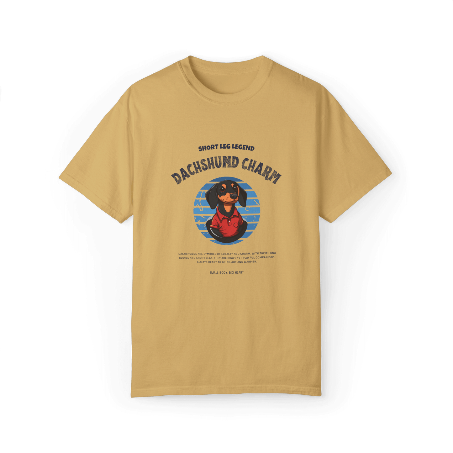 Dachshund Charm T-shirt - Effortless Style, Endless Love