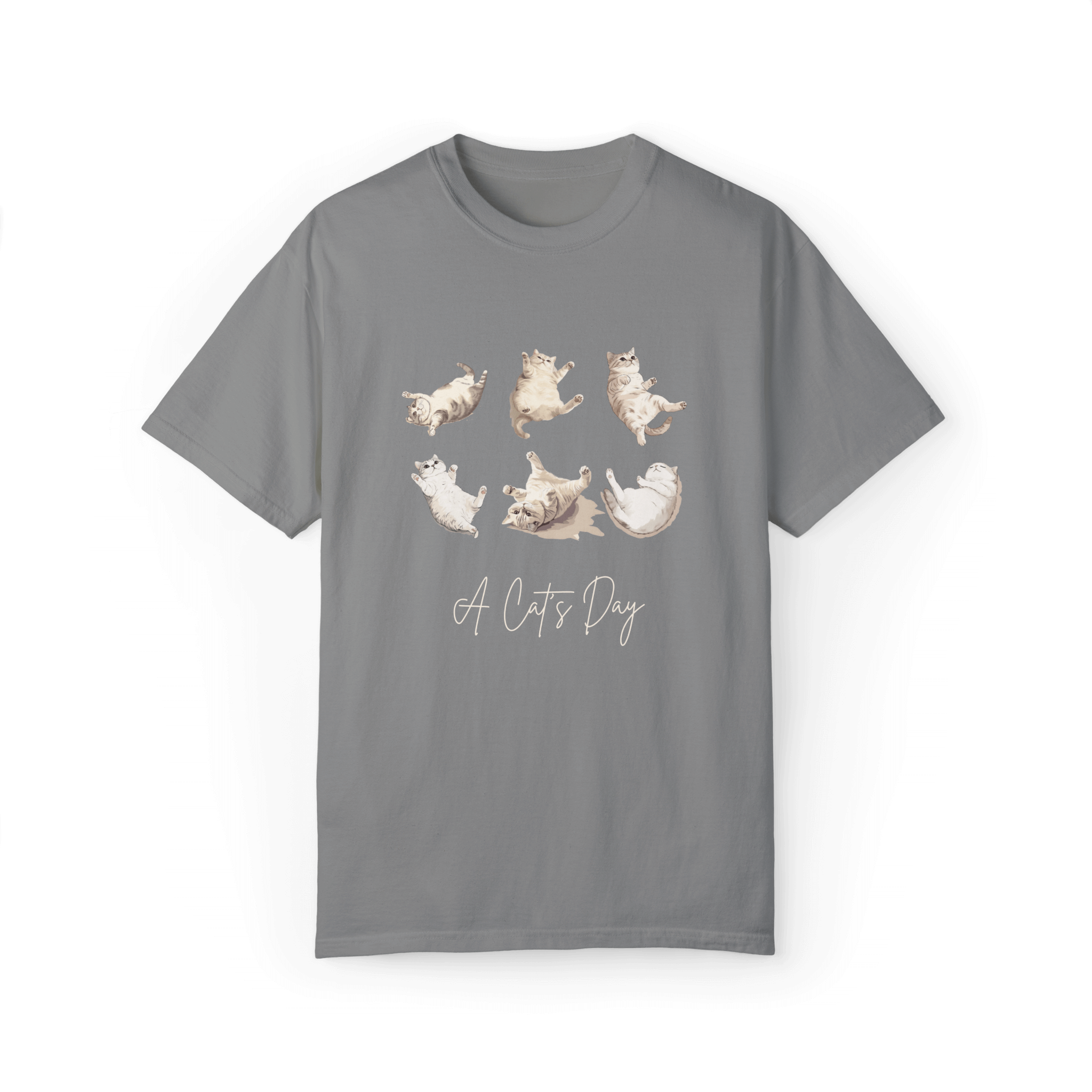 A Cat’s Day T-shirt - Scottish Fold Moments