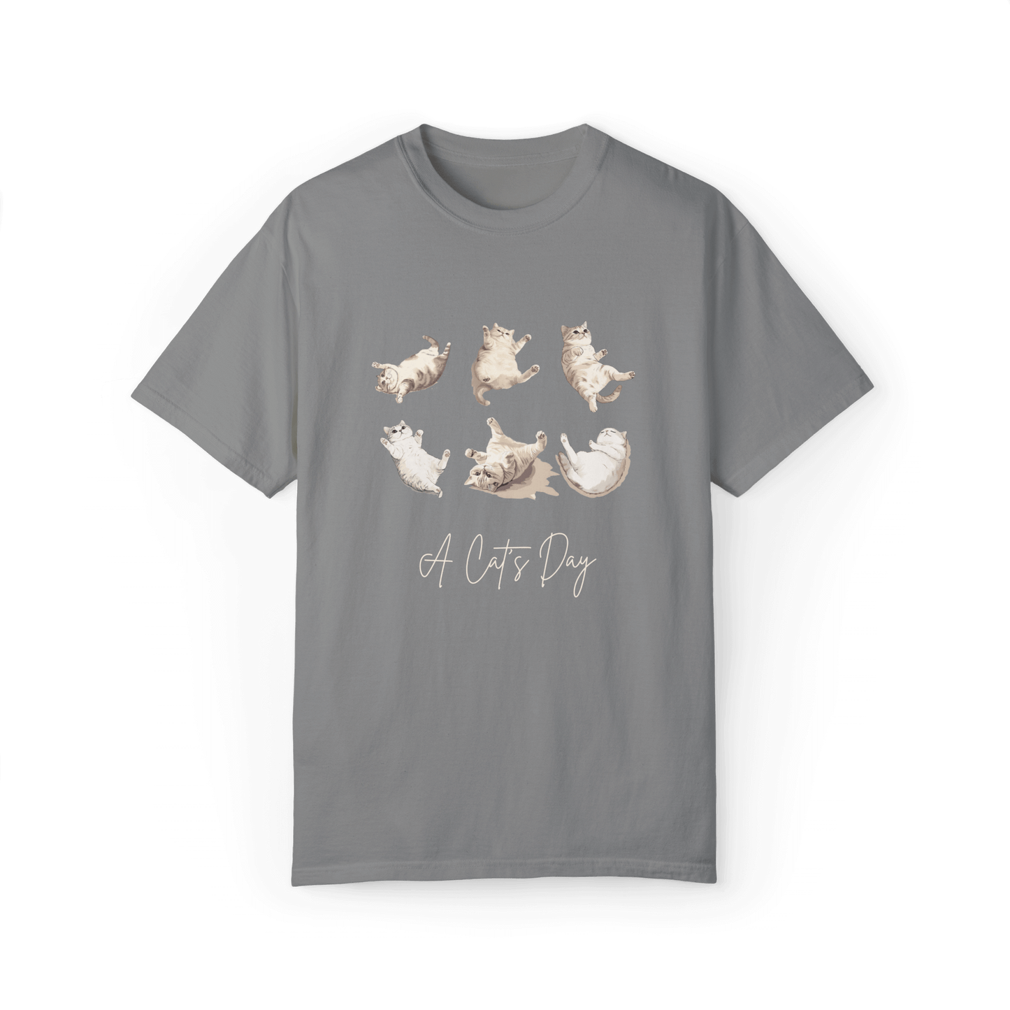 A Cat’s Day T-shirt - Scottish Fold Moments