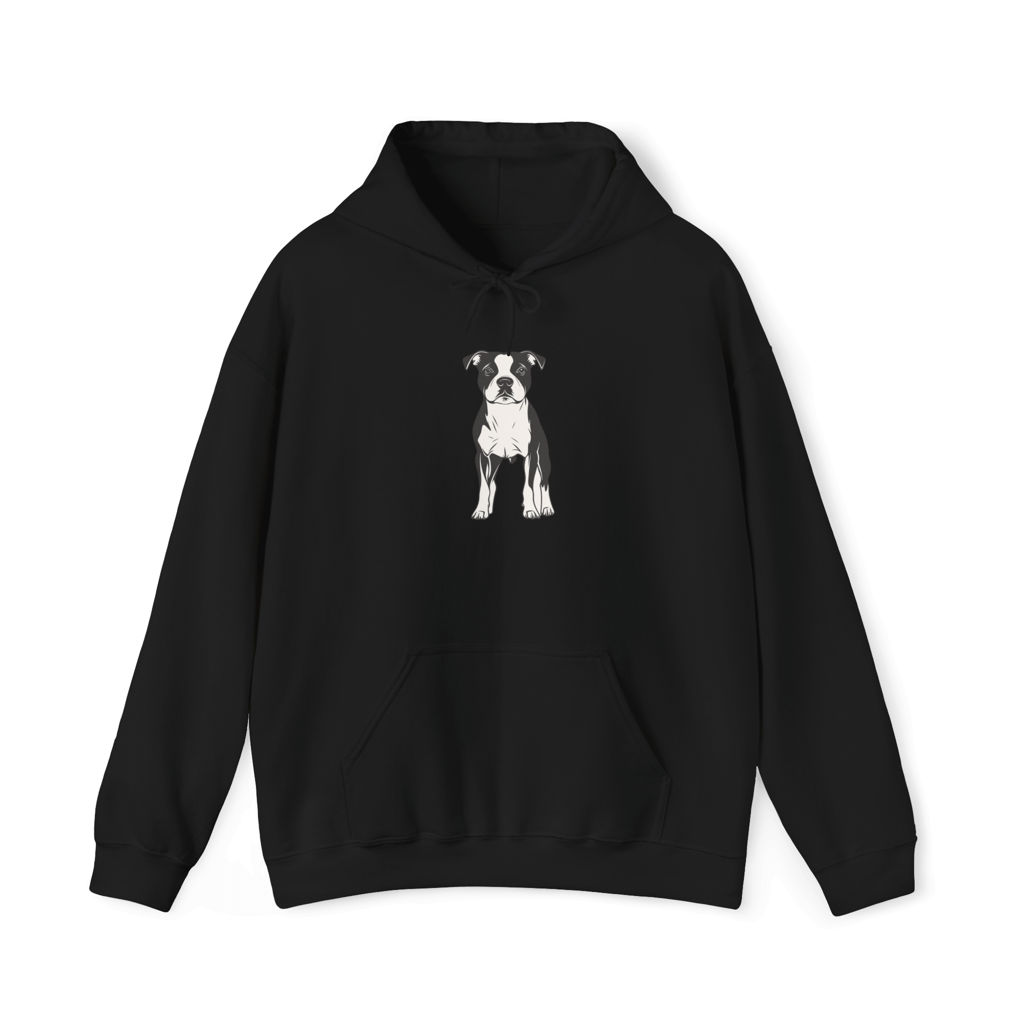 Pit Bull Hoodie - Minimalist Dog Design