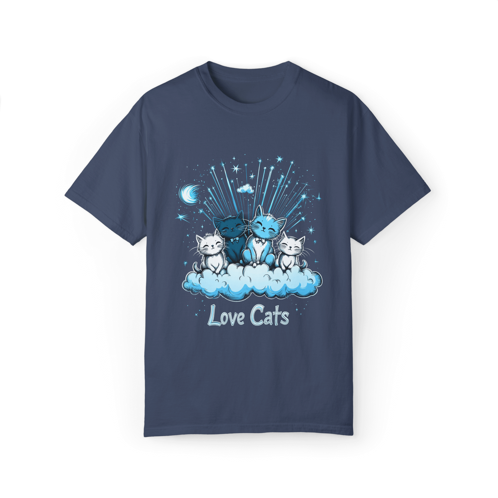 Celestial British Shorthair T-shirt - Love Cats Design