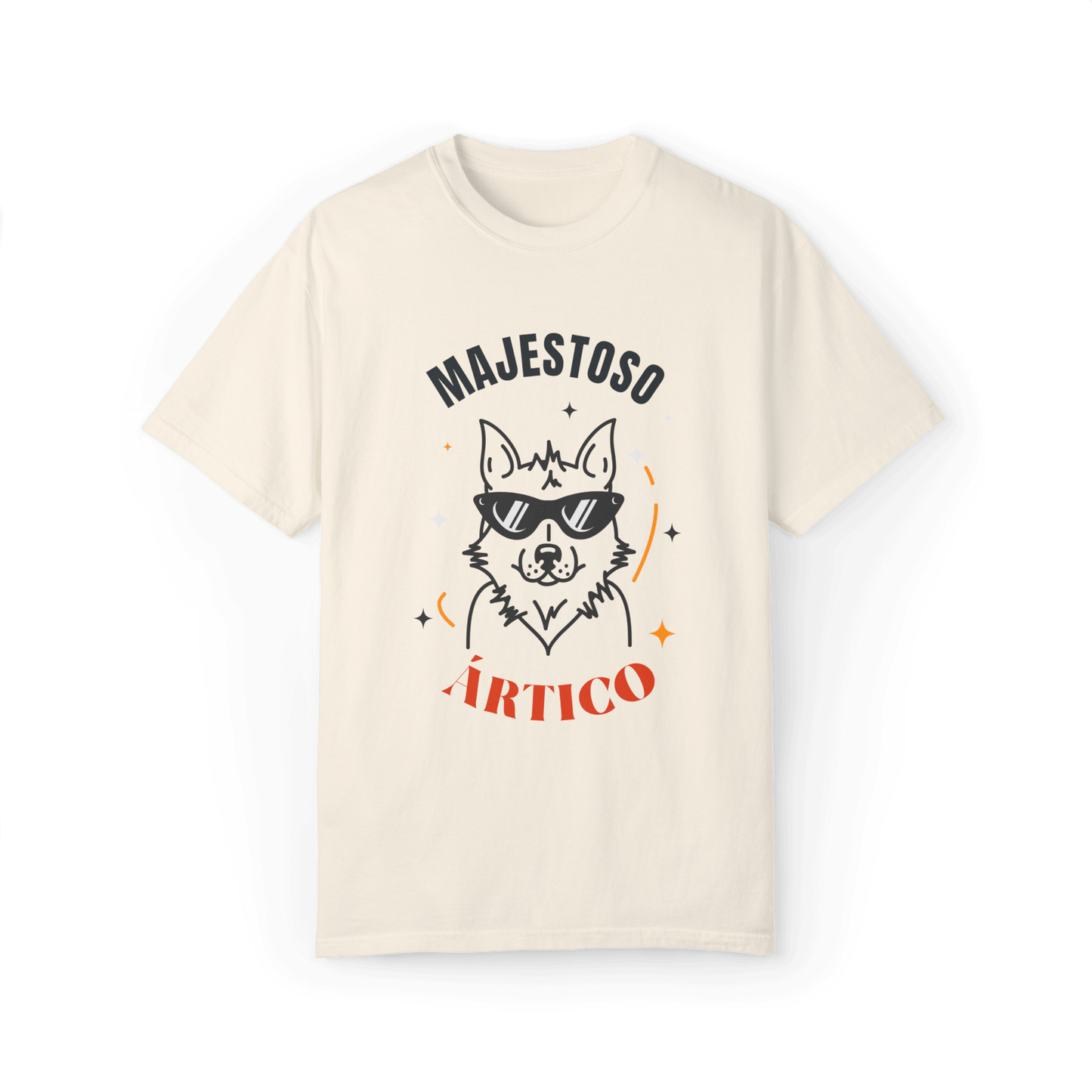 Majestoso Ártico T-shirt - Stylish Husky Design