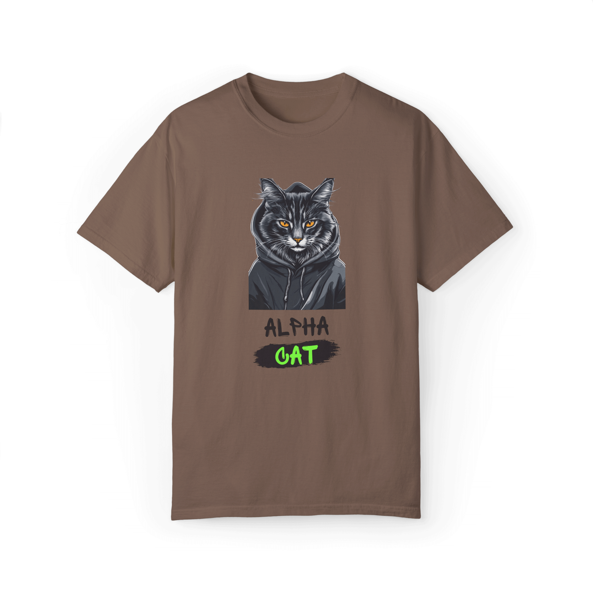 Alpha Cat Maine Coon T-shirt - Bold & Edgy Cat Design