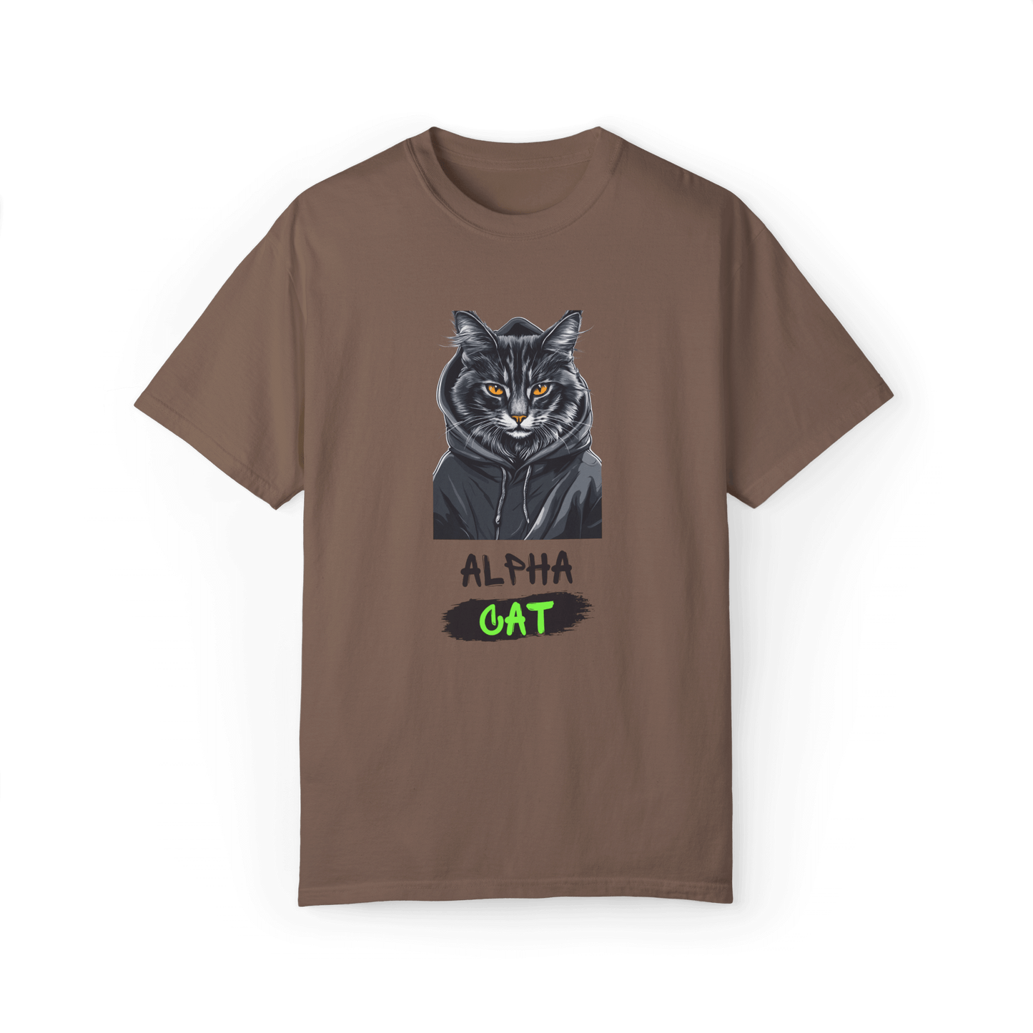 Alpha Cat Maine Coon T-shirt - Bold & Edgy Cat Design