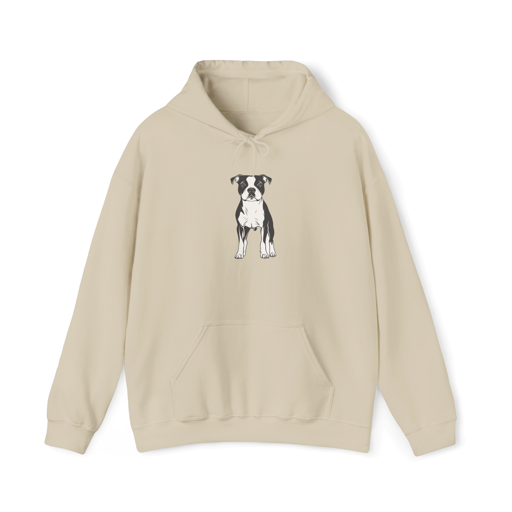 Pit Bull Hoodie - Minimalist Dog Design