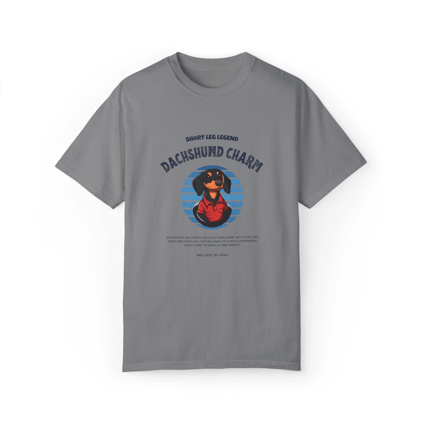 Dachshund Charm T-shirt - Effortless Style, Endless Love