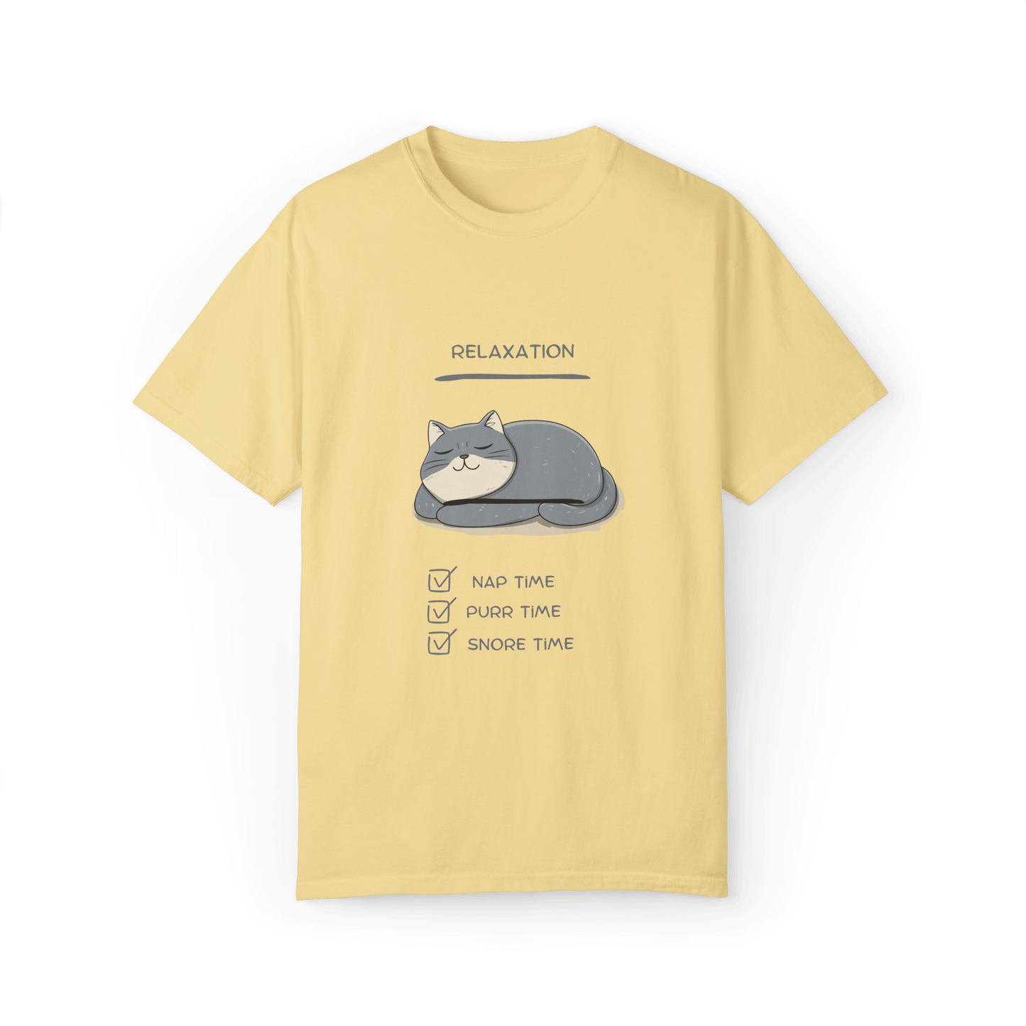 Relaxation Checklist British Shorthair T-shirt