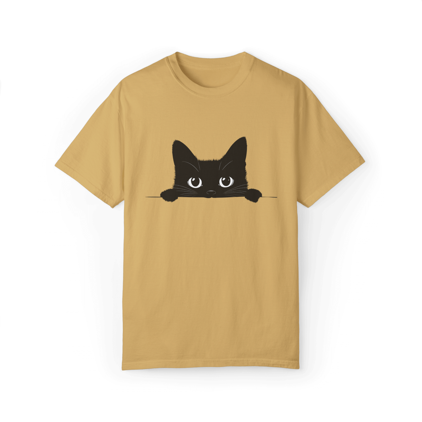 Peek-a-Boo Siamese Cat T-shirt - Adorable Minimalist Design